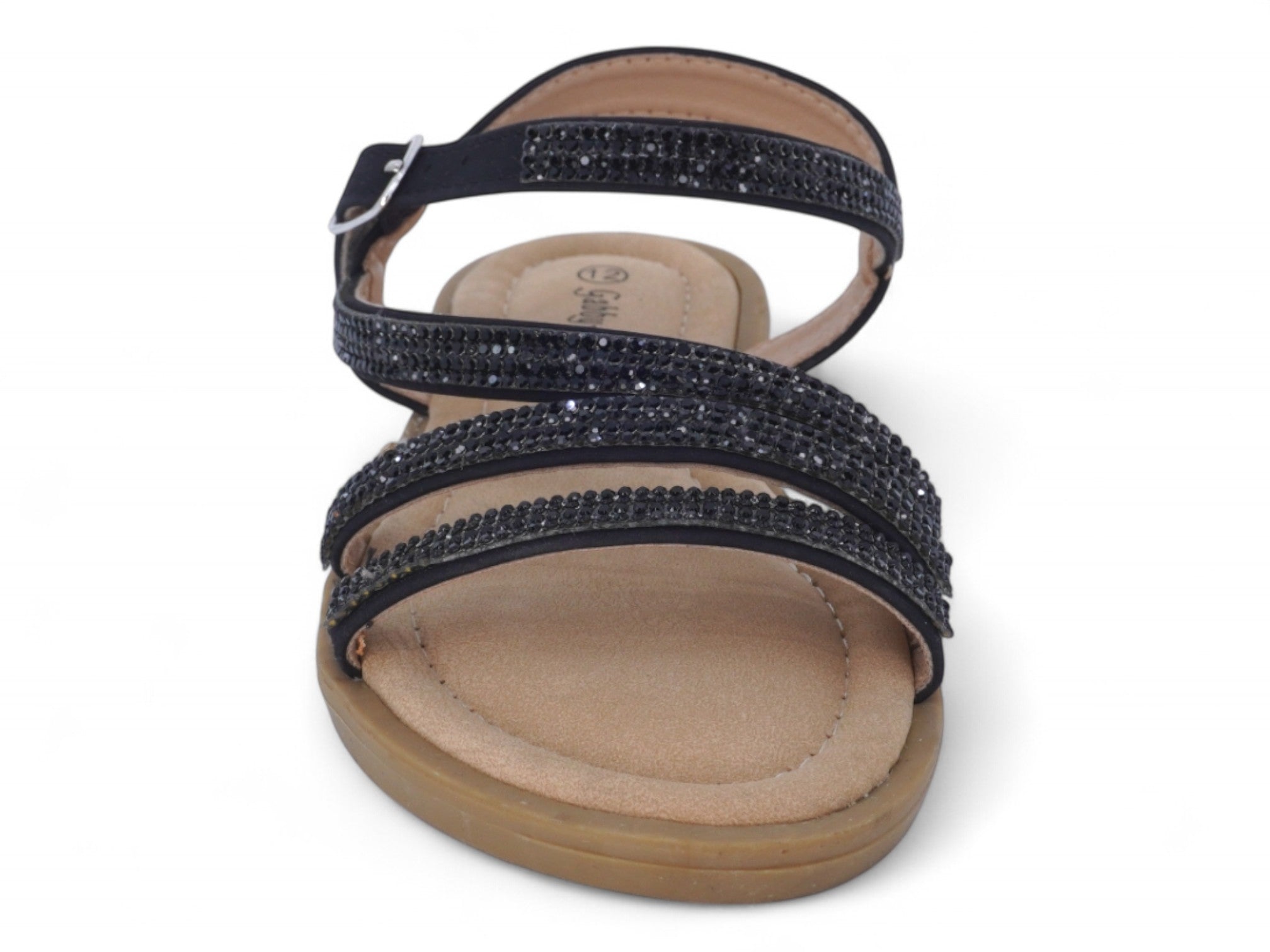 Girls' Black Hailey Sandals
