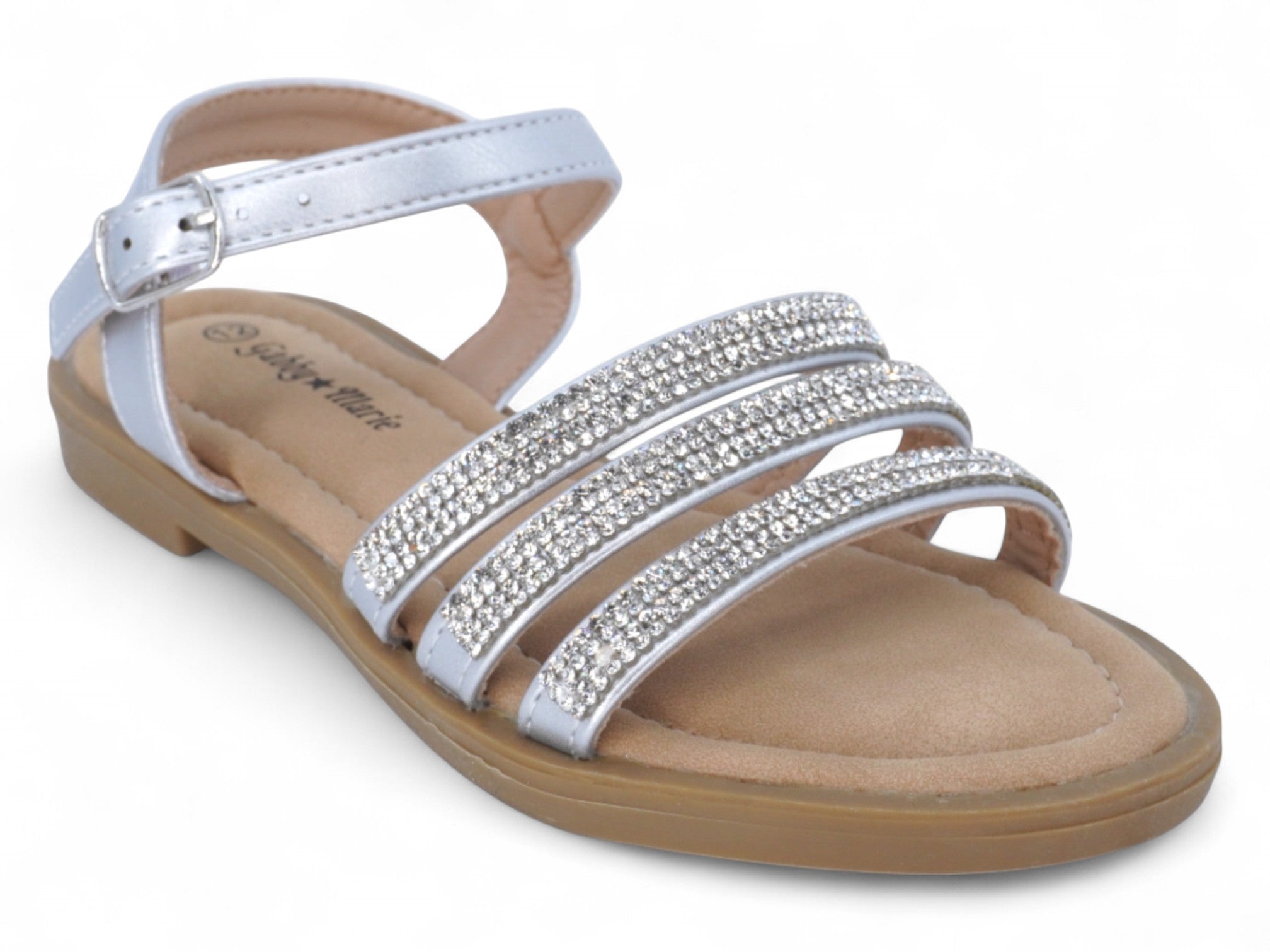 Girls' Silver Alara Sandal