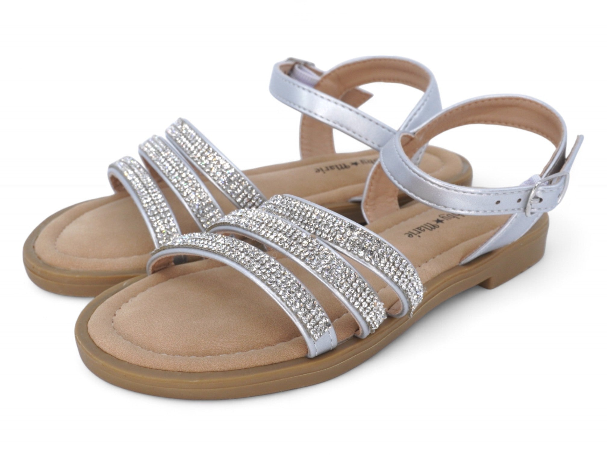 Girls' Silver Alara Sandal