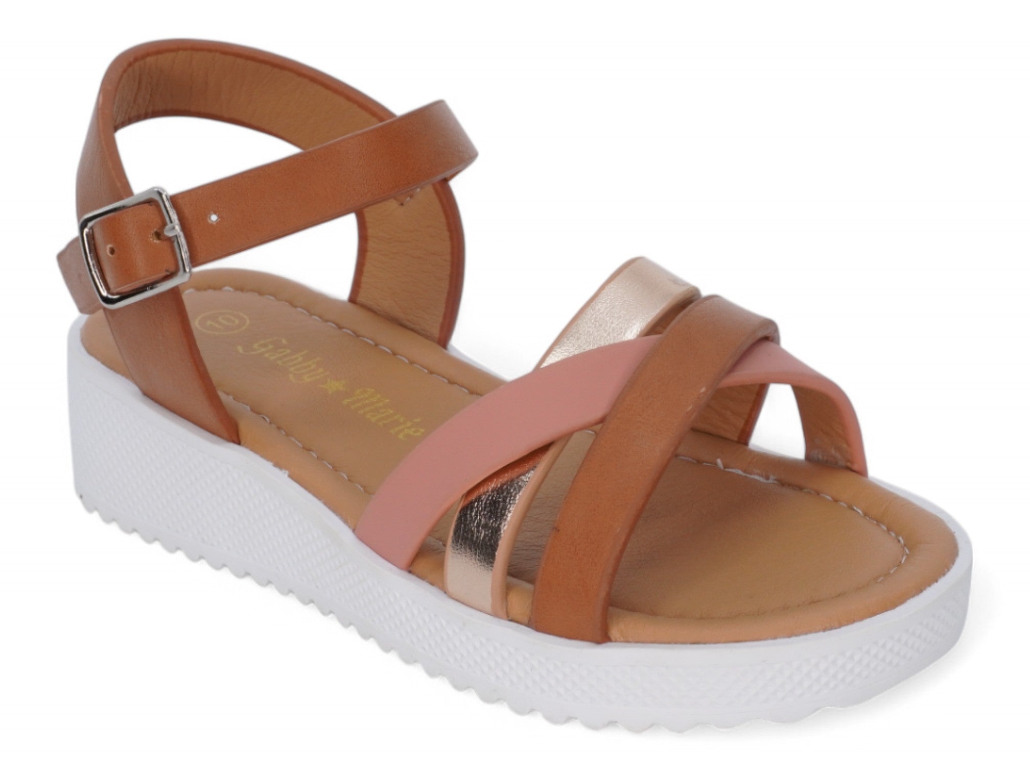 Girls' Brown Lira Sandal