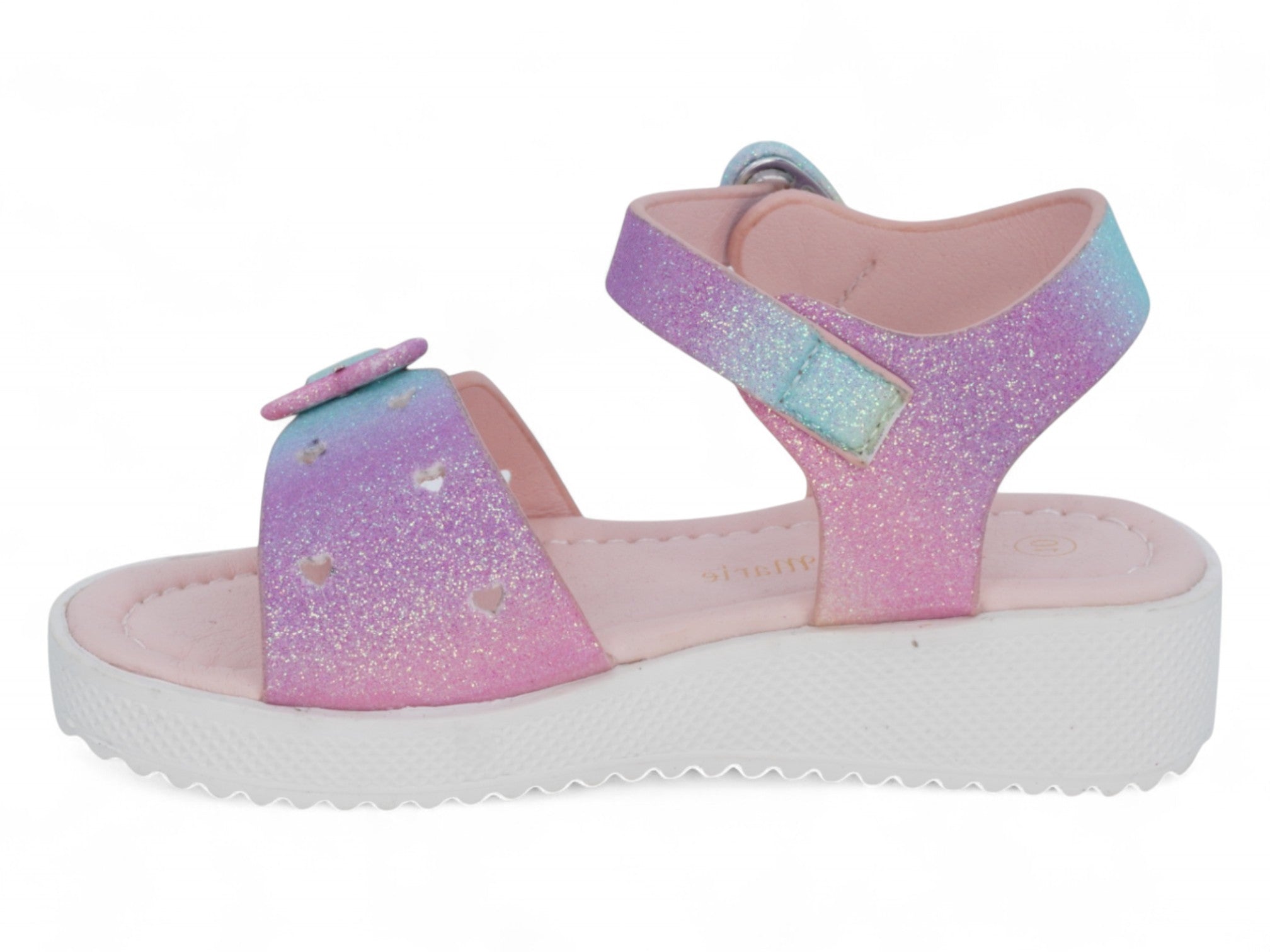 Girls' Rainbow Heart Wedge