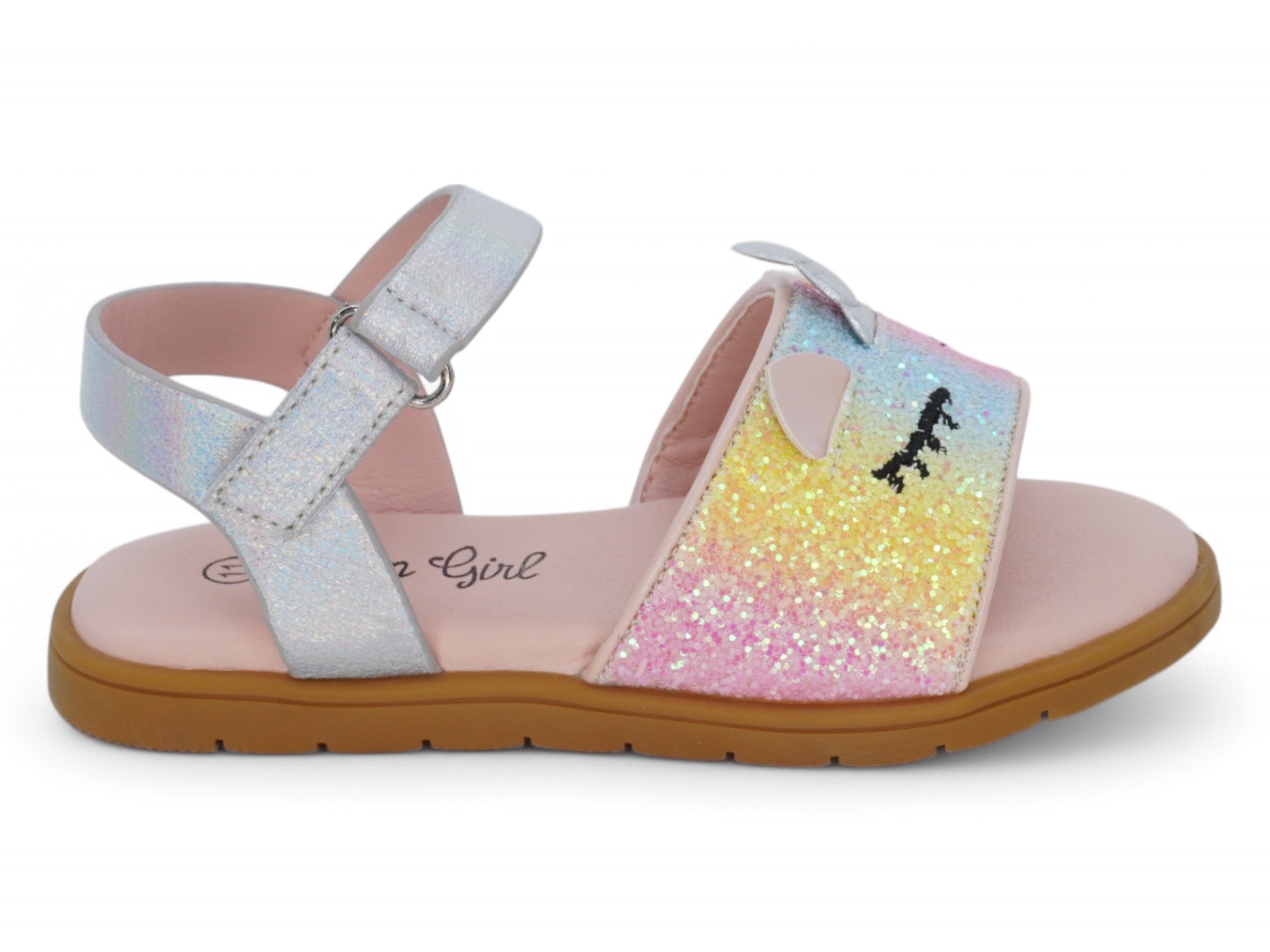 Girls' Glitter Unicorn Sandal