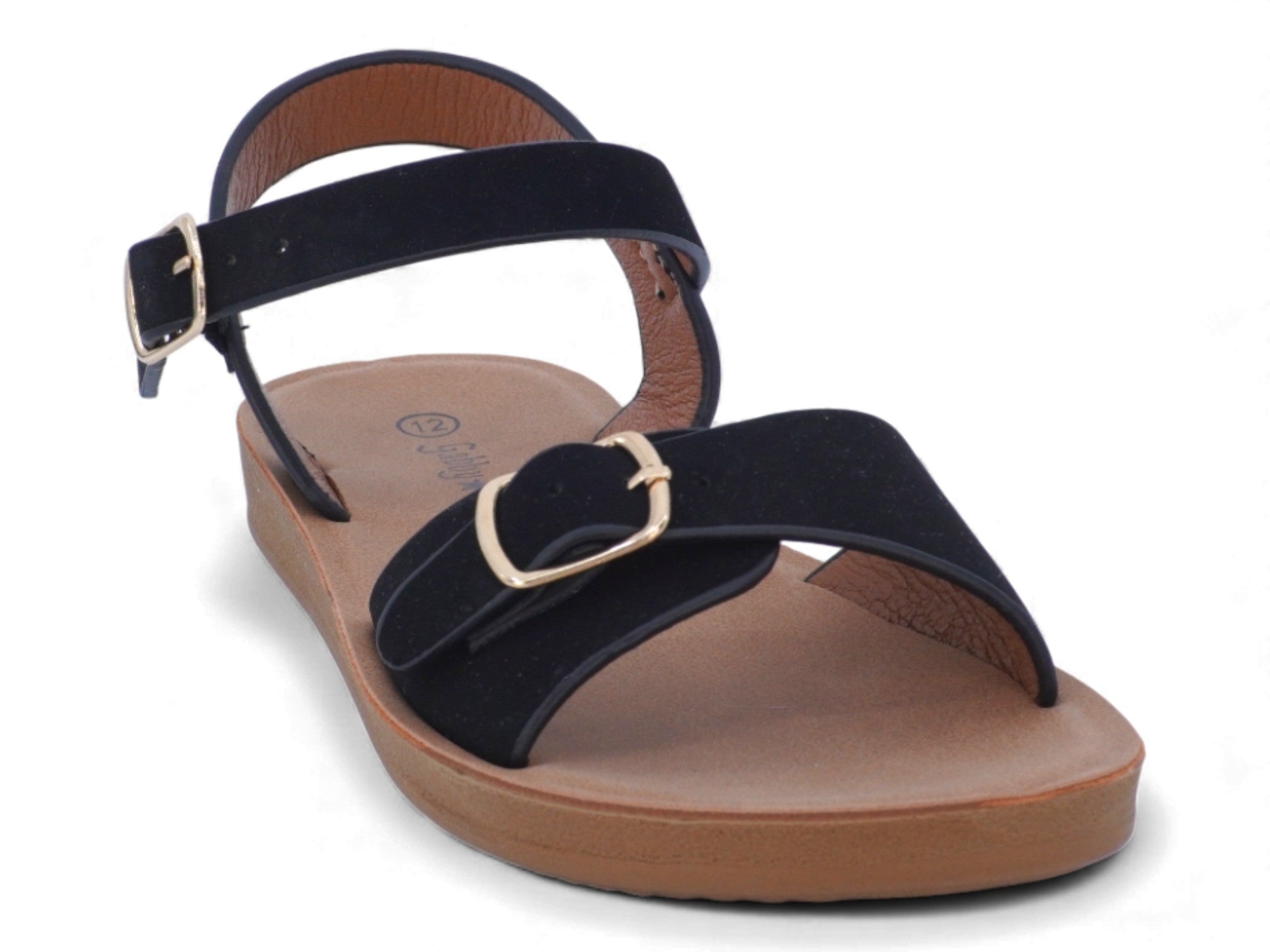 Girls' Black Sophie Sandal
