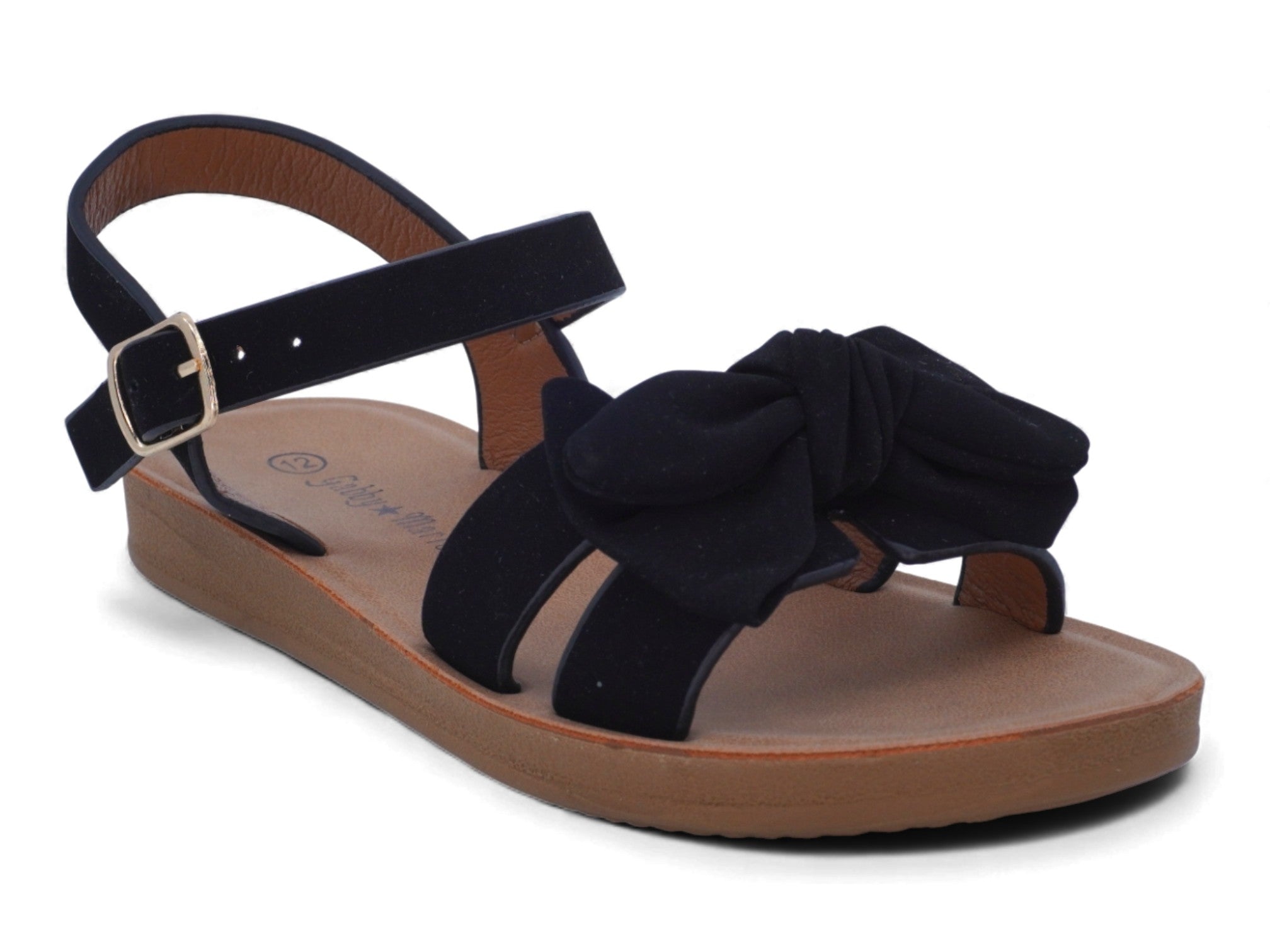 Girls' Black Alice Sandal