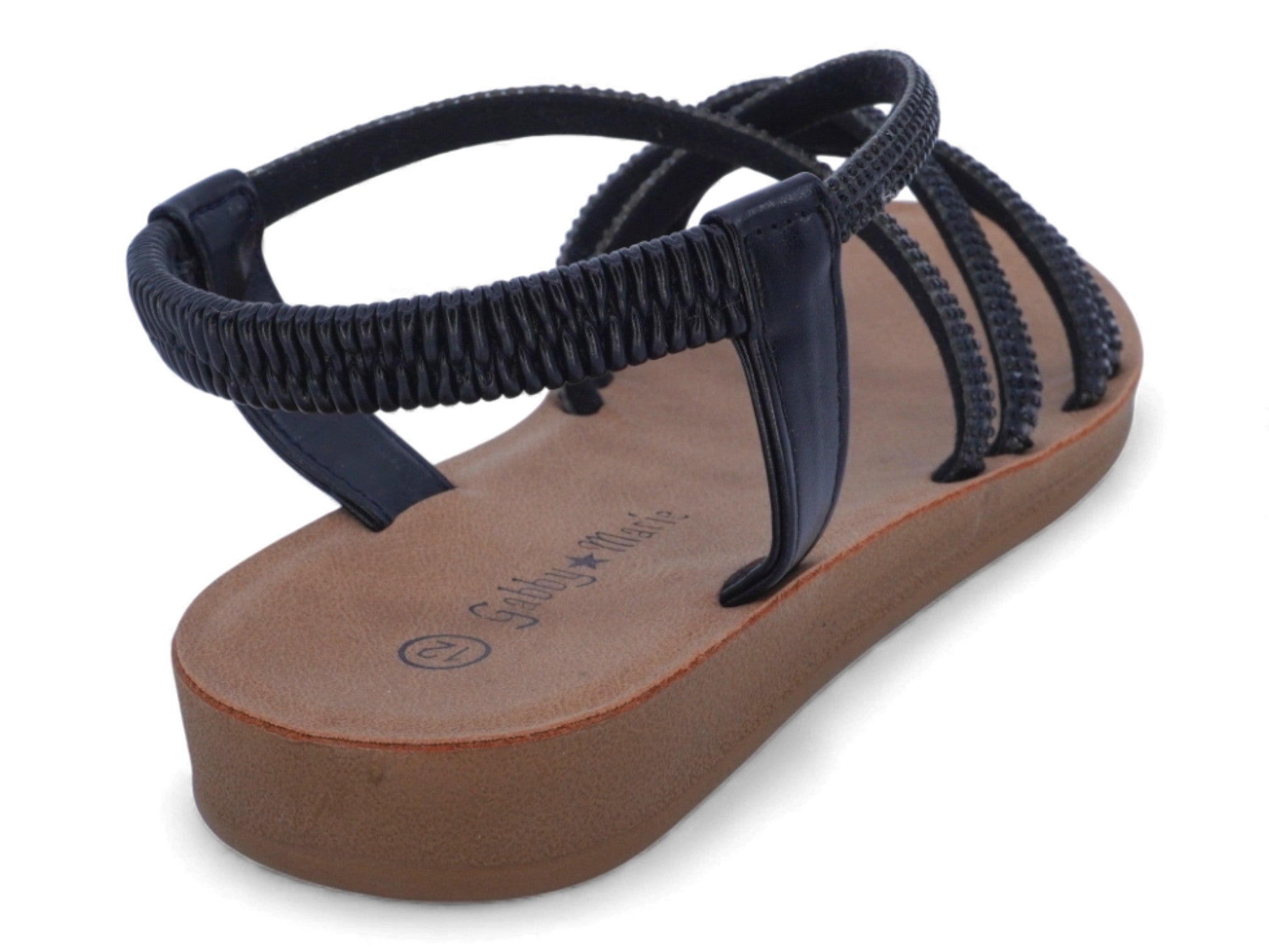 Girls' Black Alivia Sandal