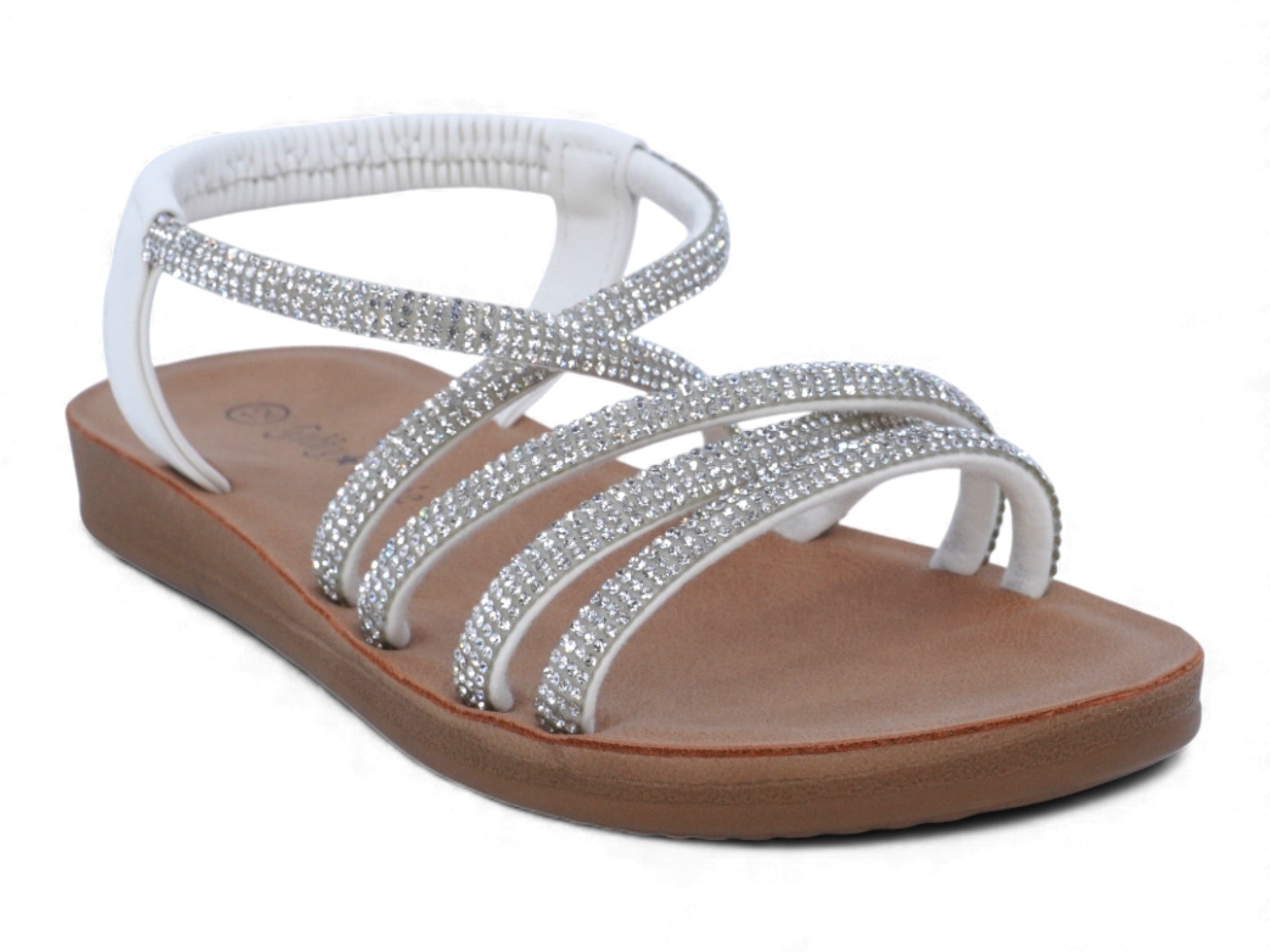 Girls' Silver Alivia Sandal