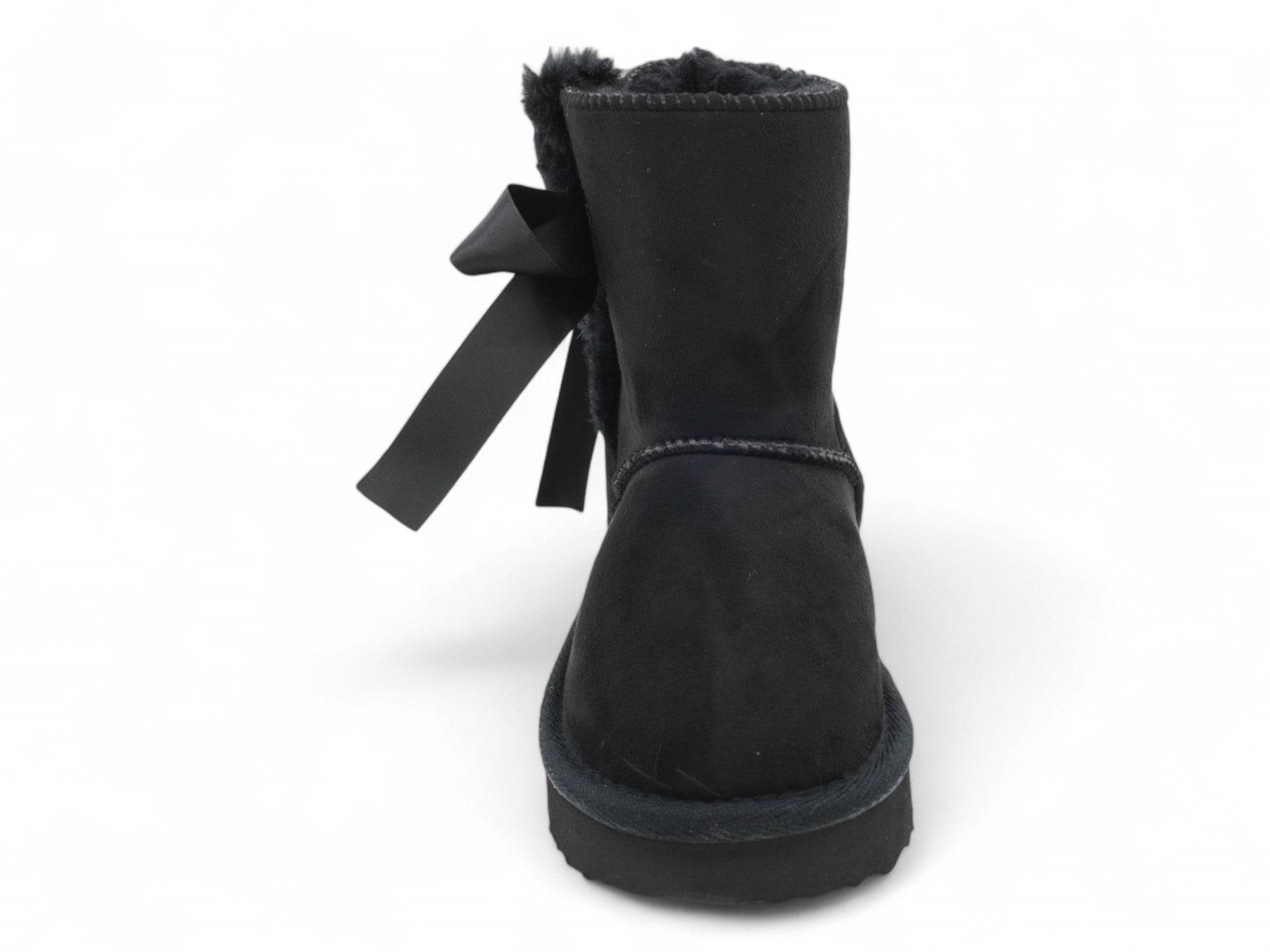 Toddler Black Kara Fur Boot