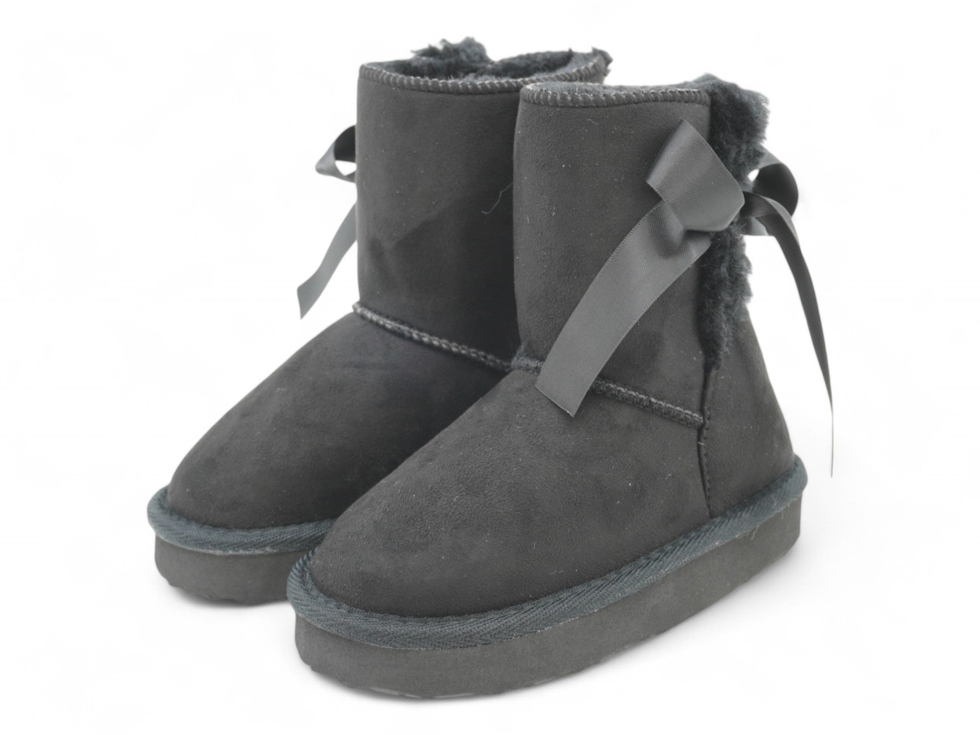 Toddler Black Kara Fur Boot
