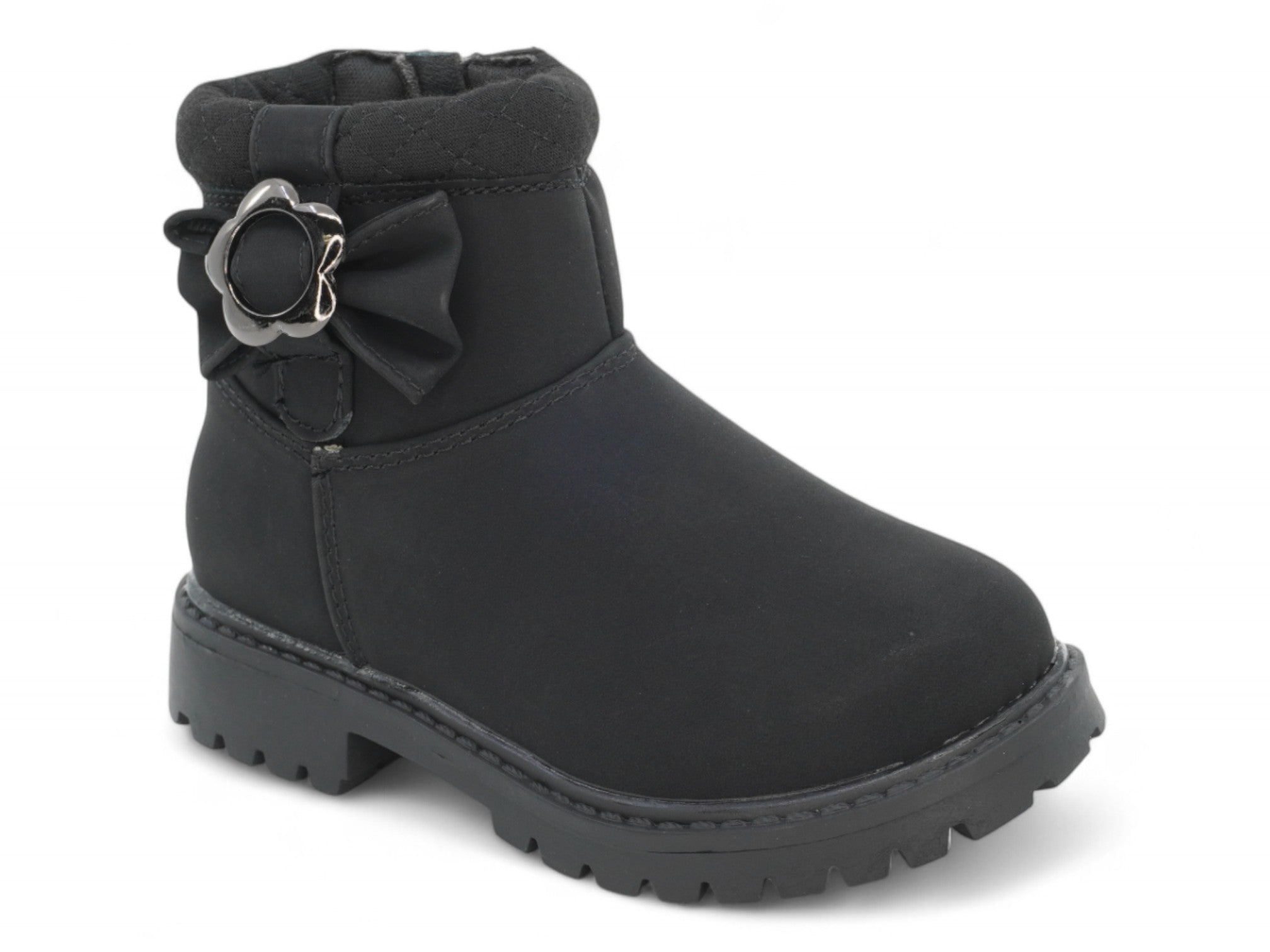 Toddler Black Eloise Fur Boot