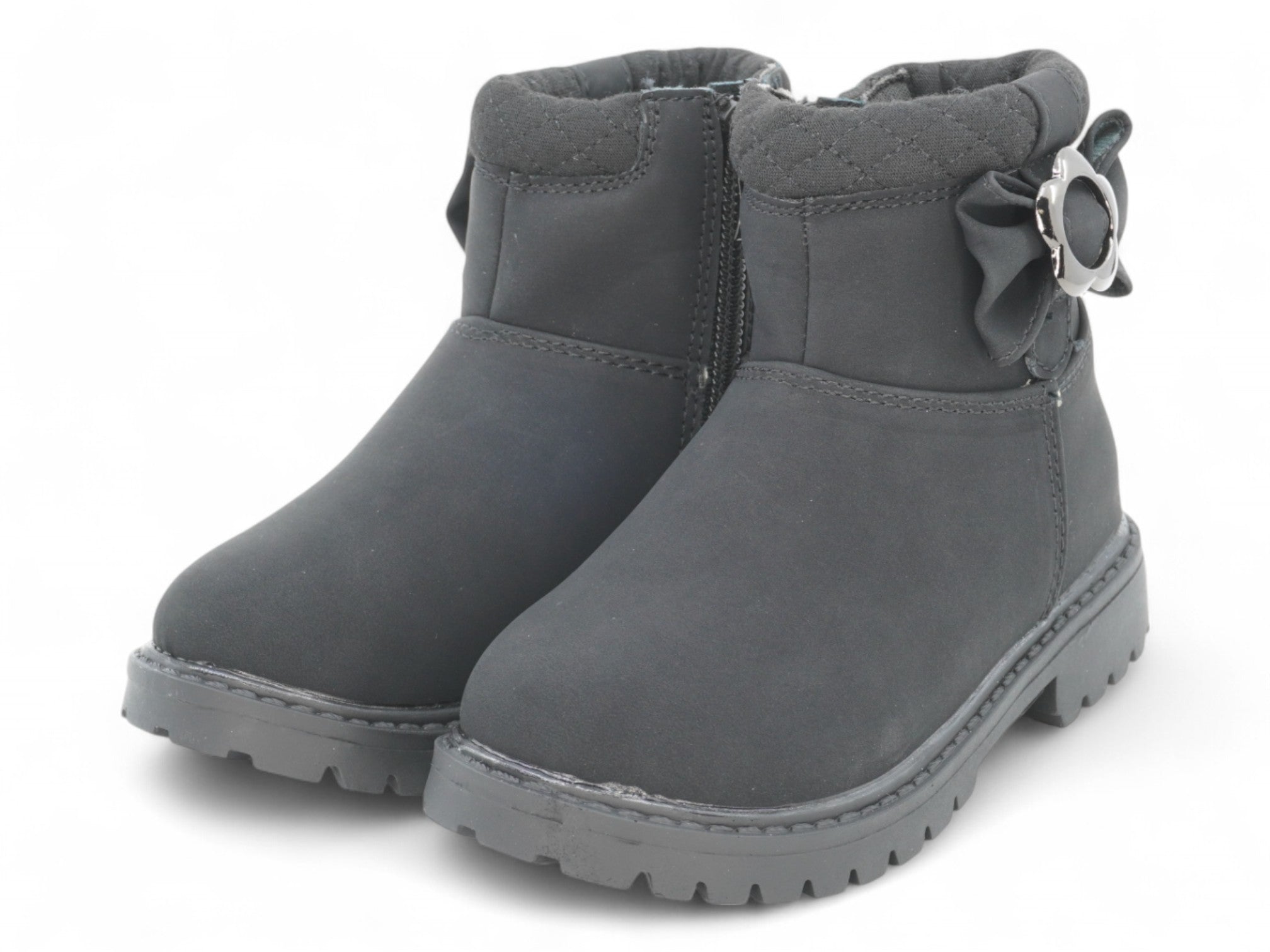 Toddler Black Eloise Fur Boot