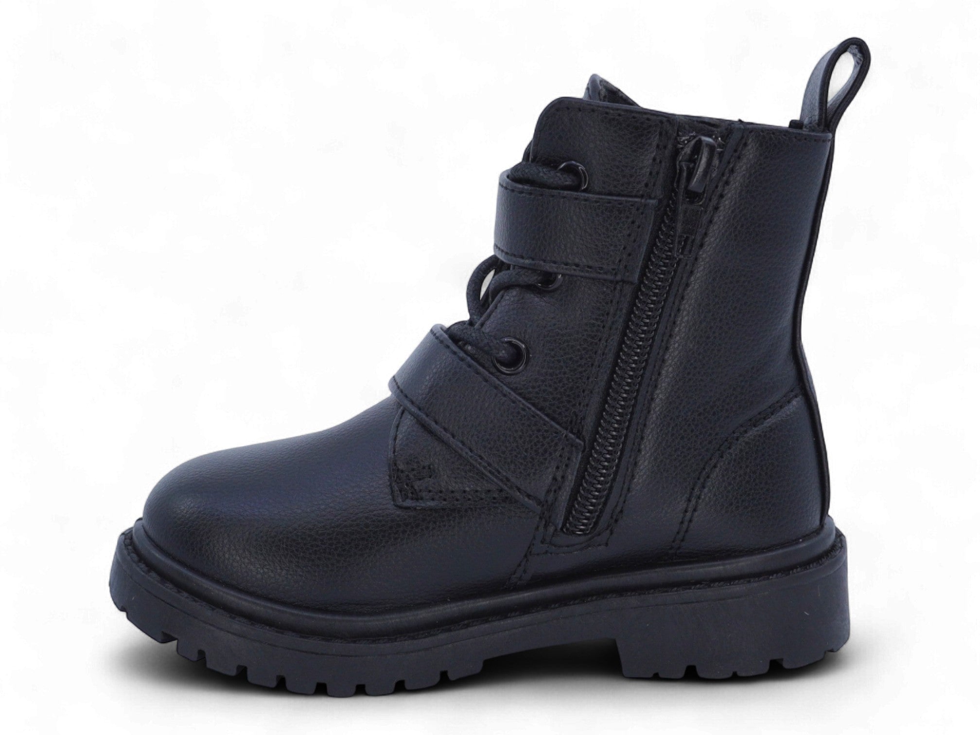 Toddler Black Triple Heart Boots