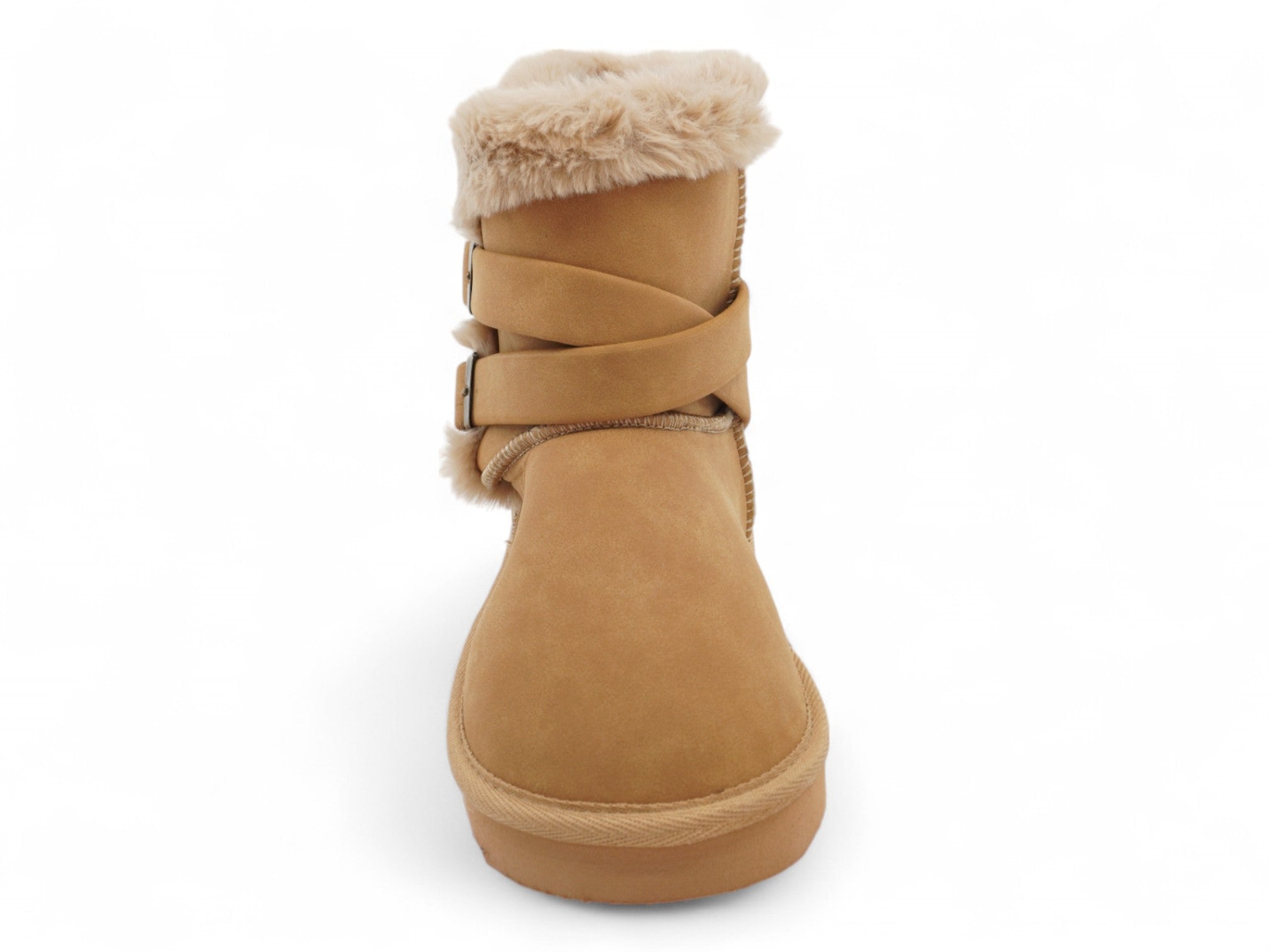 Girls Tan Hue Fur Boot