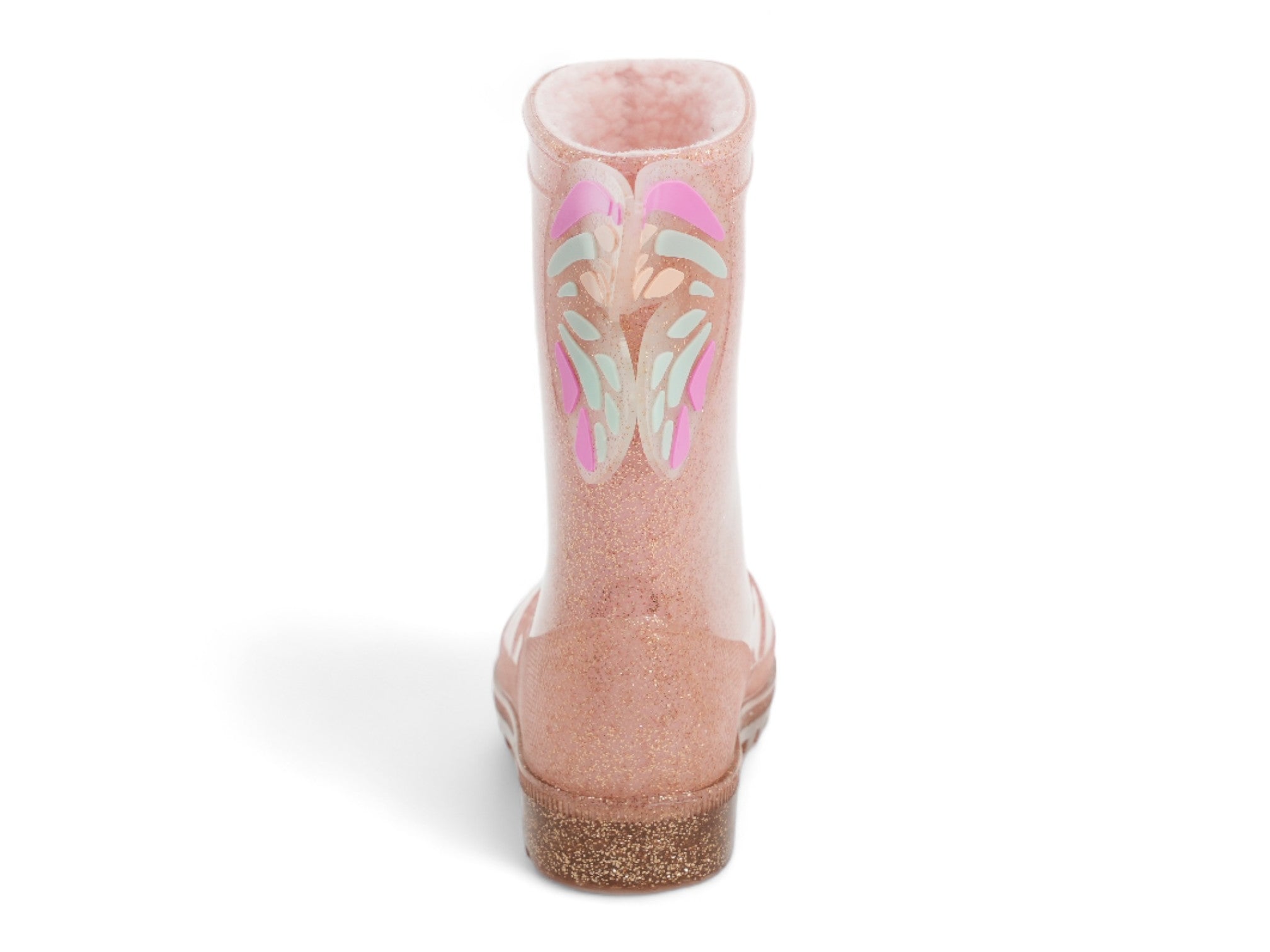 Toddler Pink Butterfly Rainboot