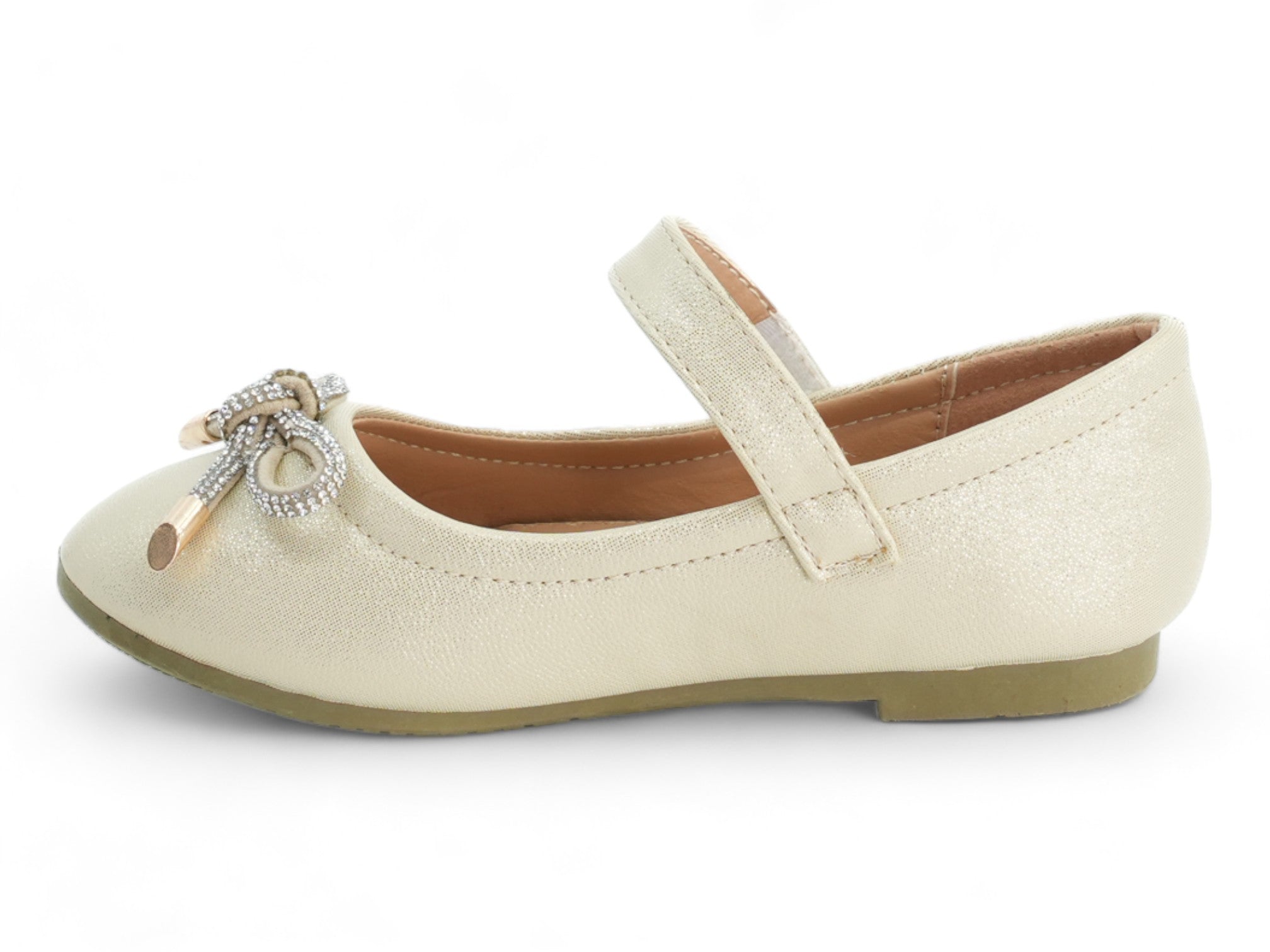 Toddler Champagne Selene Flat