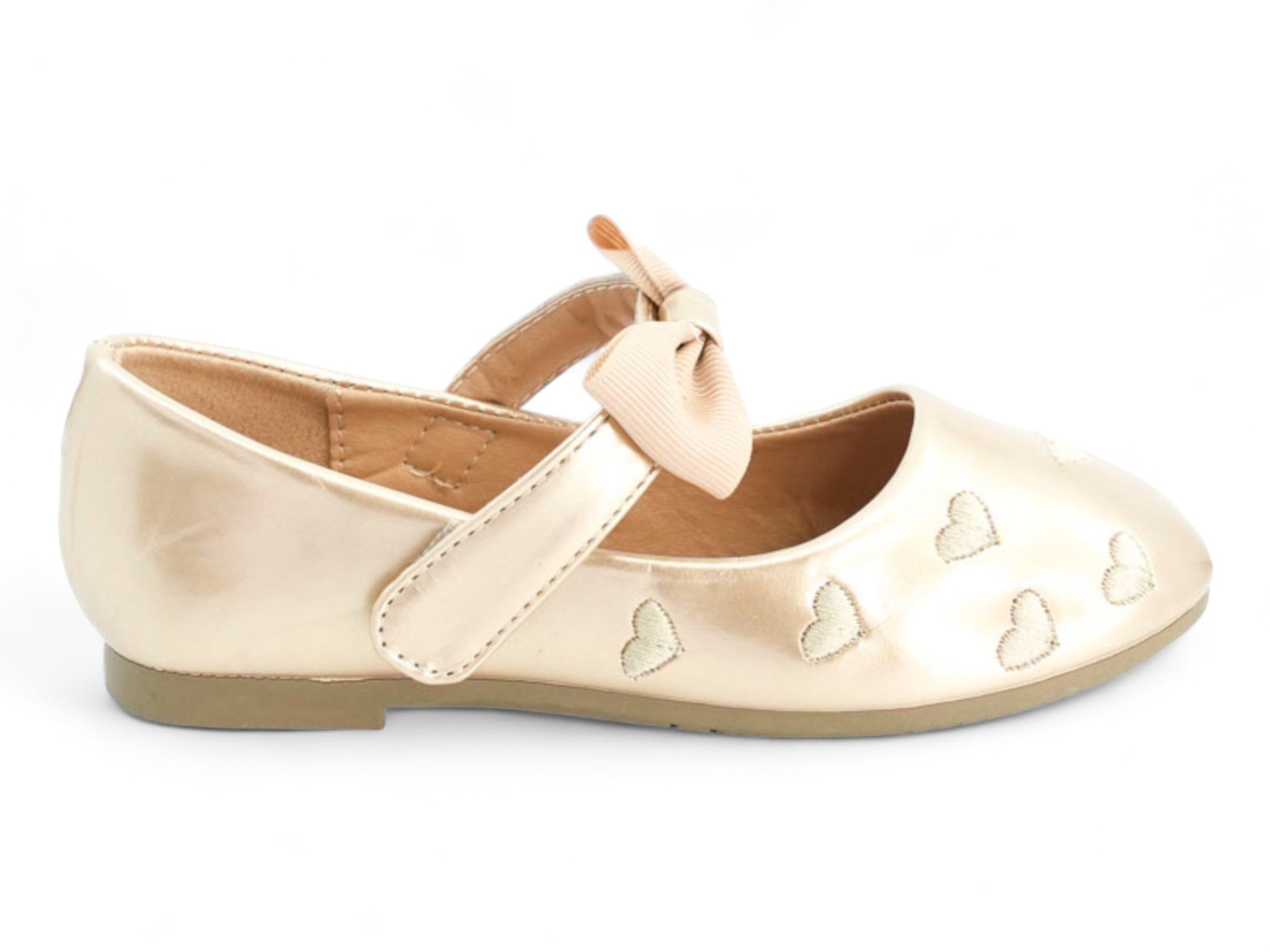 Toddler Gold Ivanna Flat