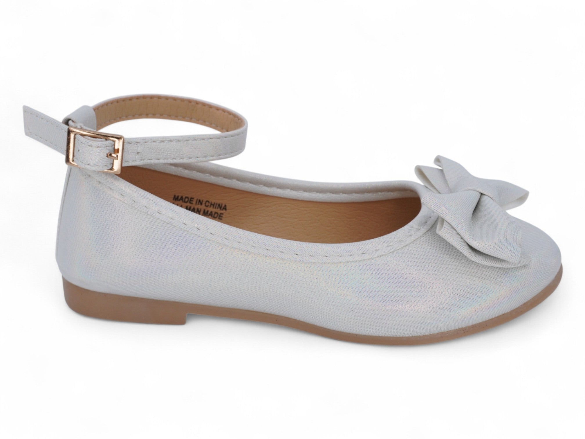 Toddler White Leire Flat