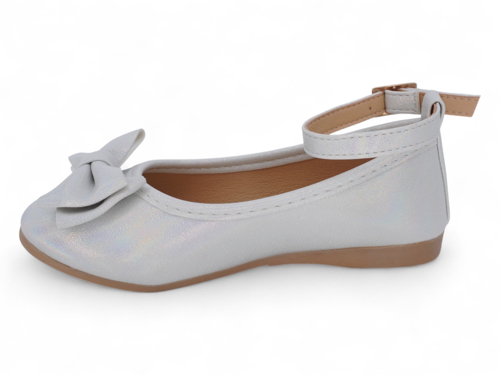 Toddler White Leire Flat