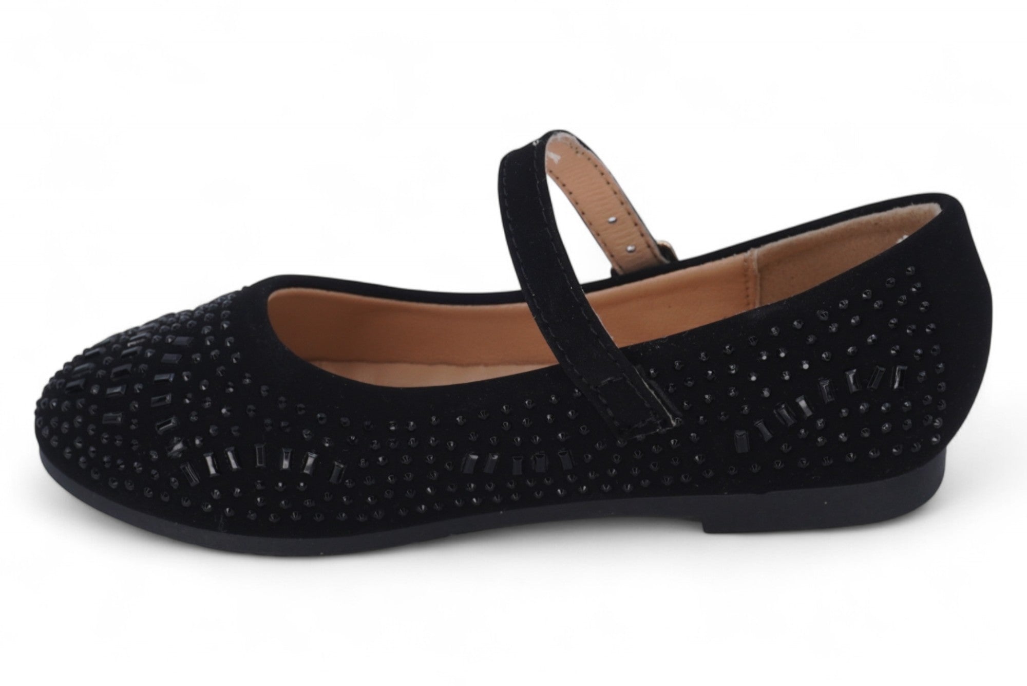 Toddler Black Alma Flat