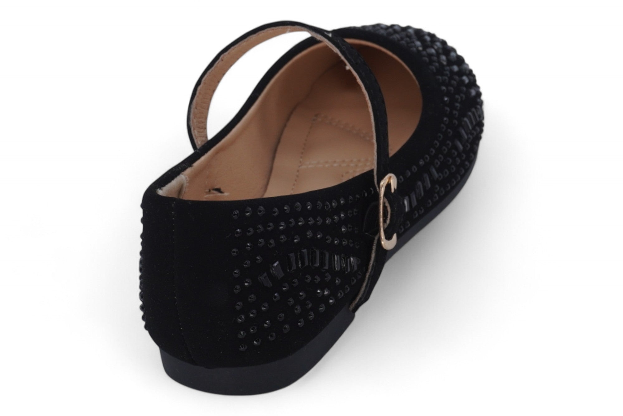 Toddler Black Alma Flat