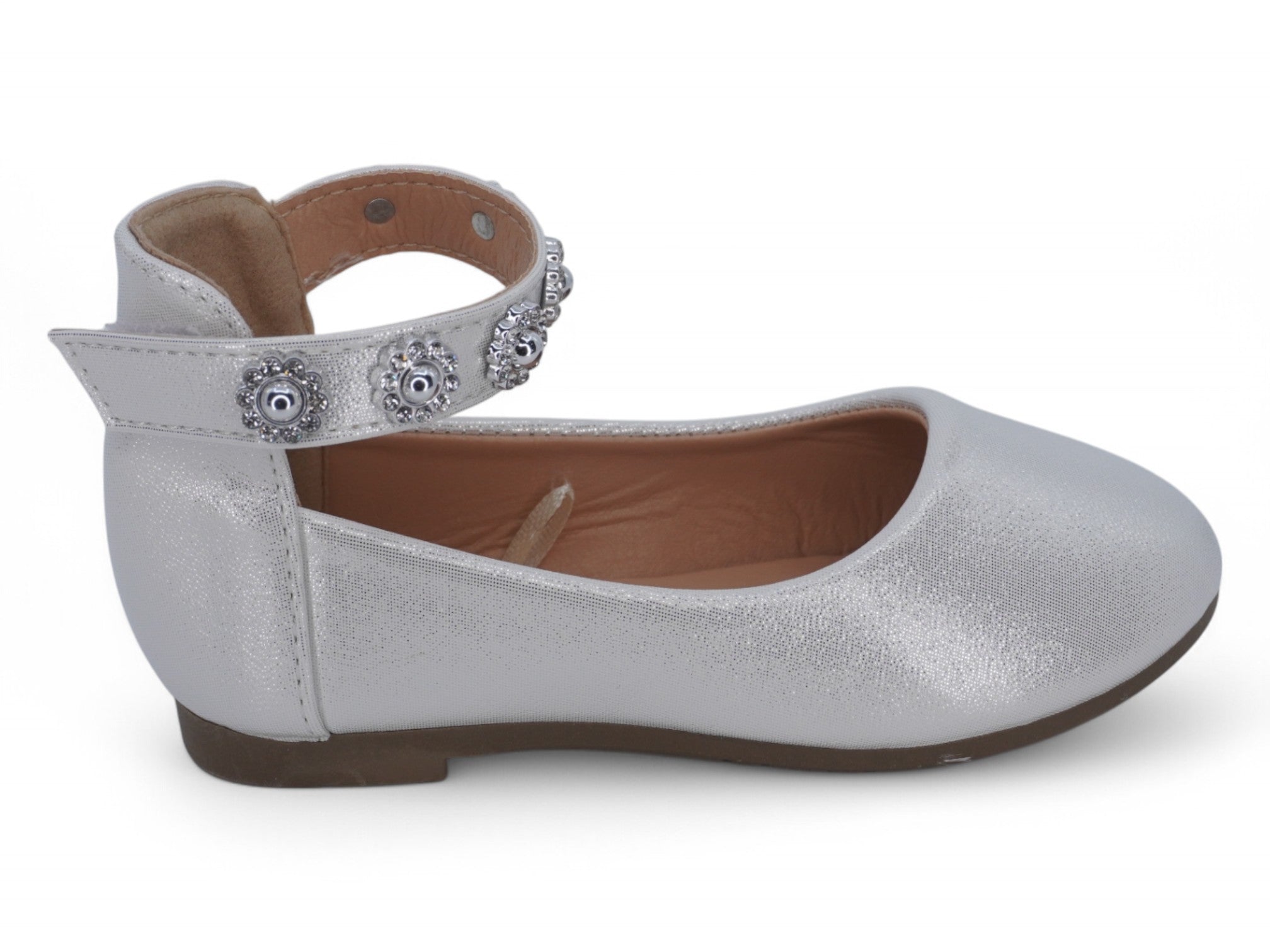Toddler Silver Sindi Flat