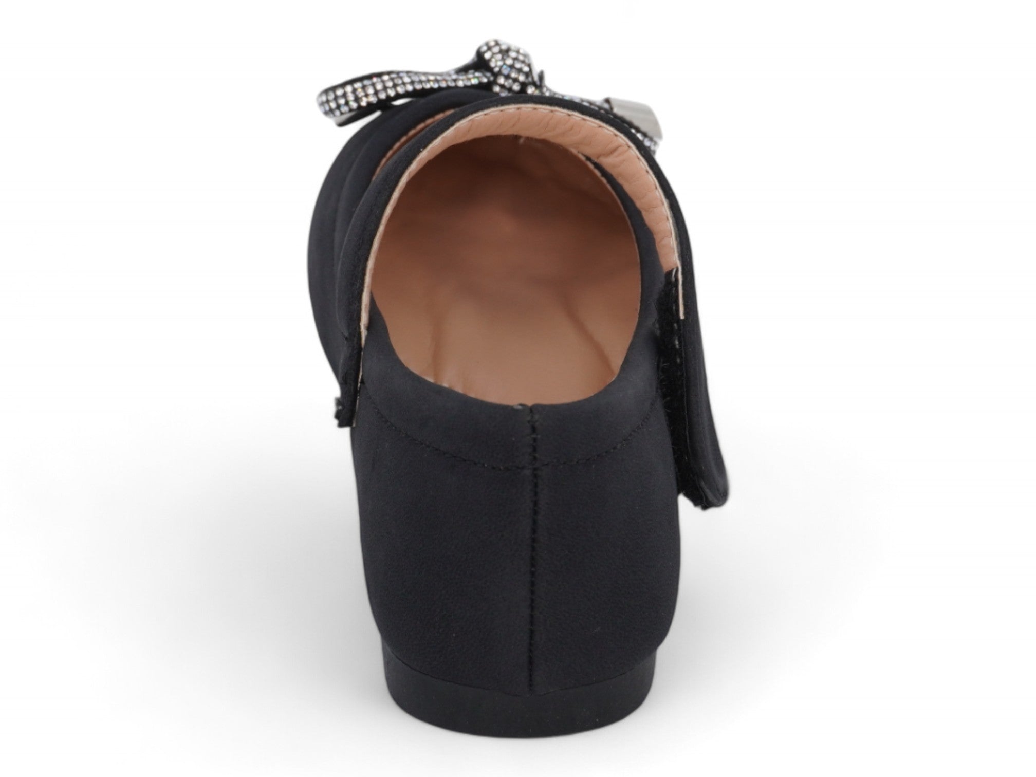 Toddler Black Kitty Flat