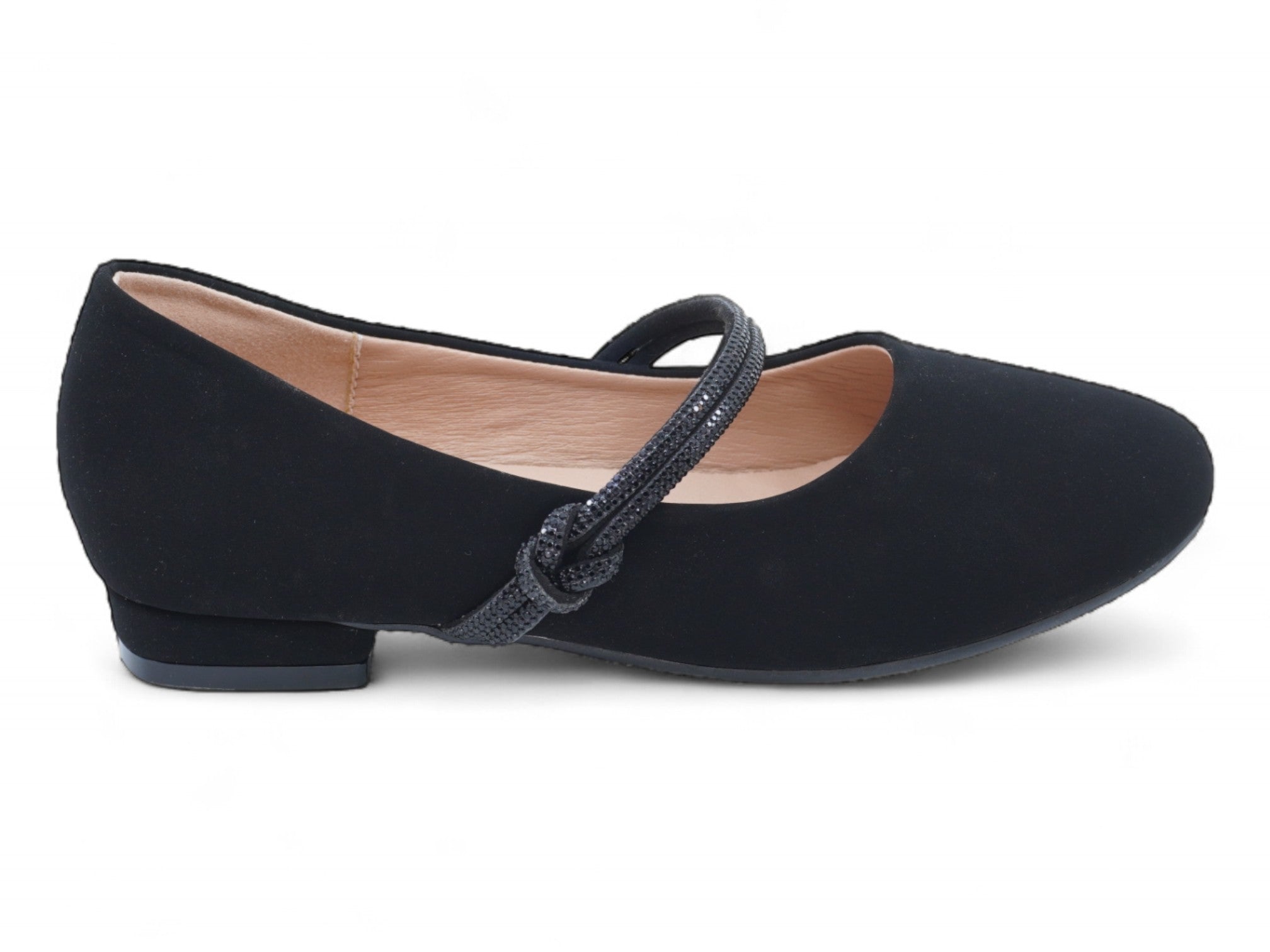 Girls Black Christiane Flat
