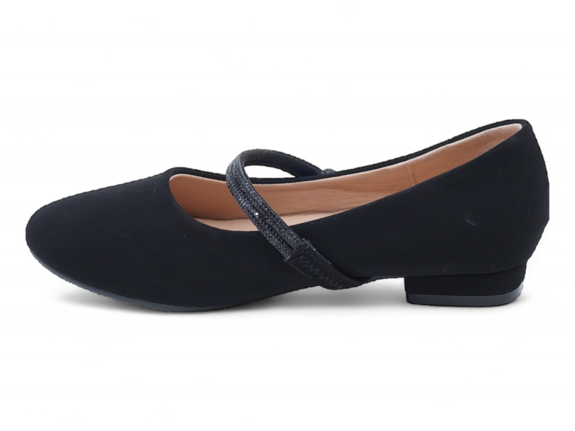Toddler Black Christiane Flat