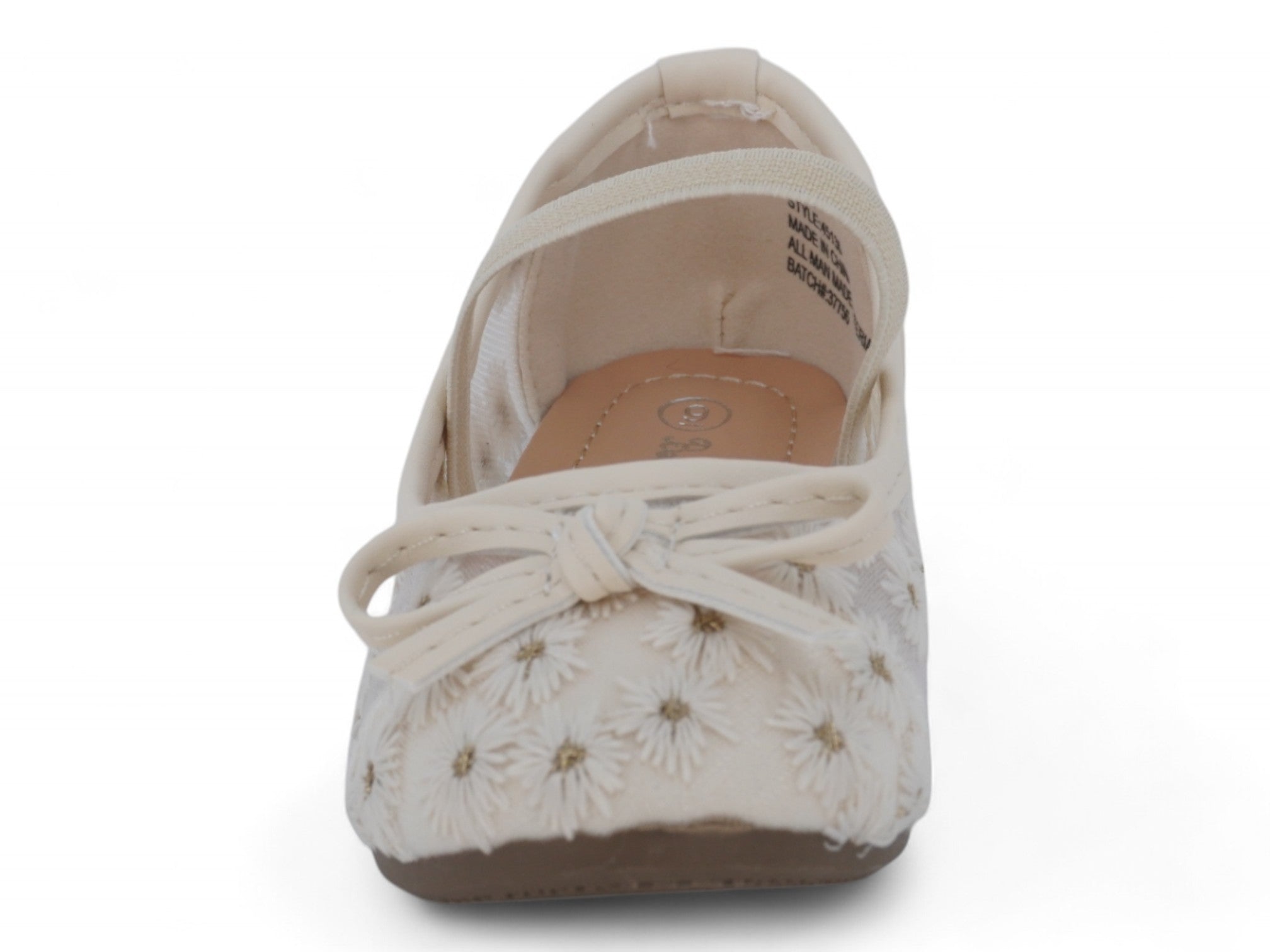 Toddler Ivory Daisy Flat