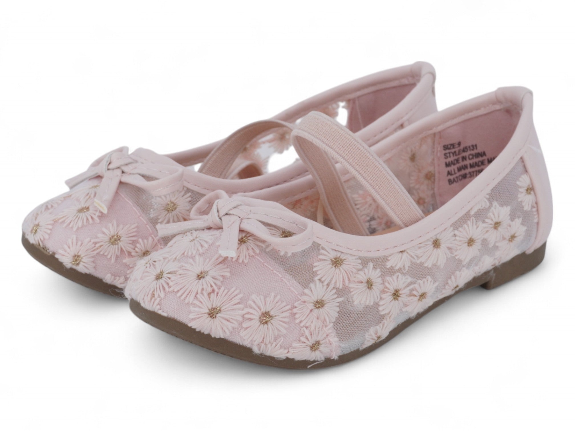 Toddler Pink Daisy Flat