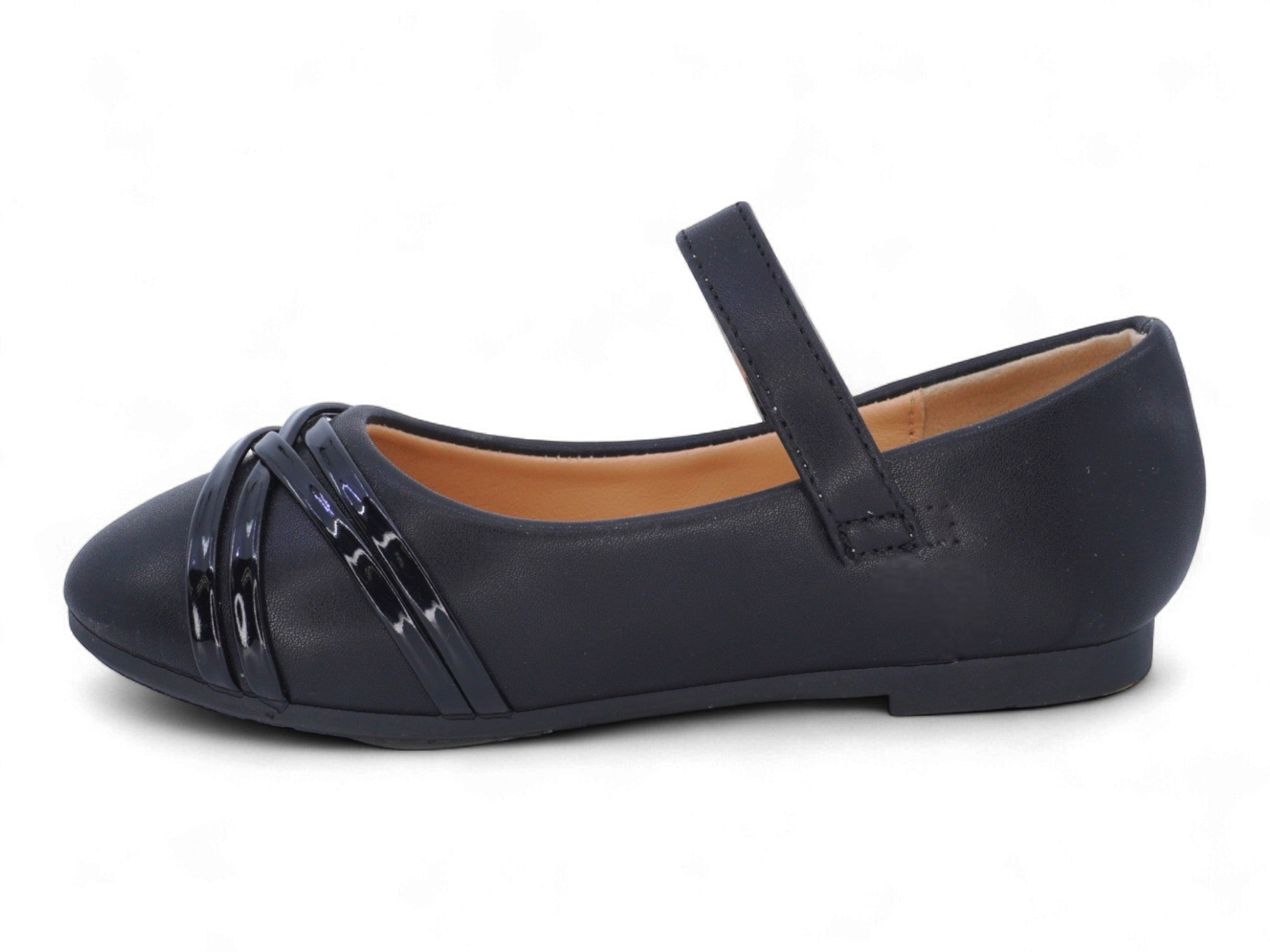 Toddler Black Adina Flat