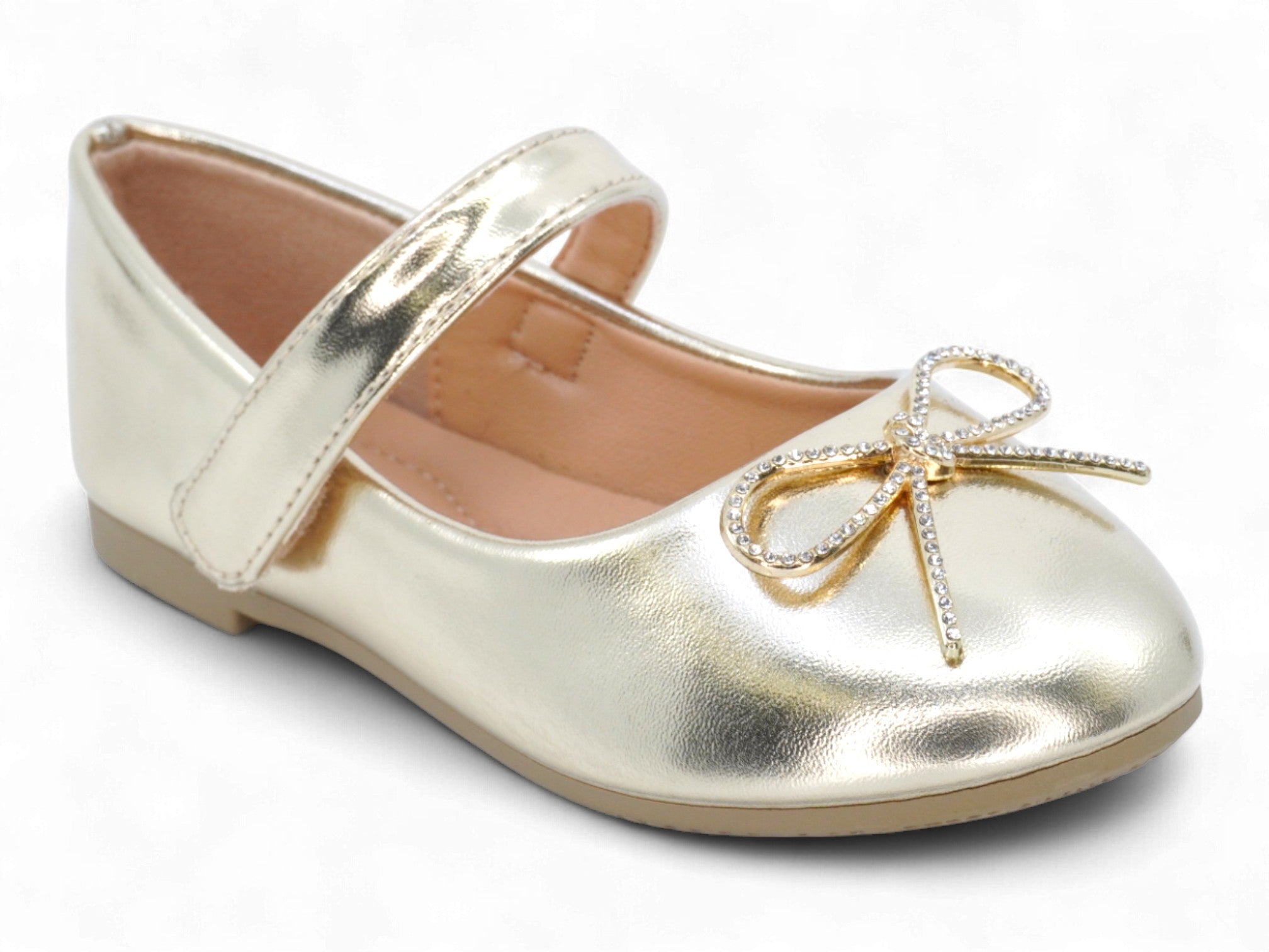 Toddler Gold Kim Flat