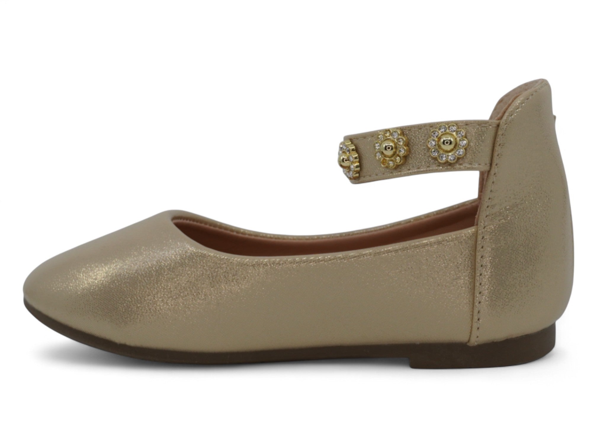 Toddler Champagne Cindi Flat