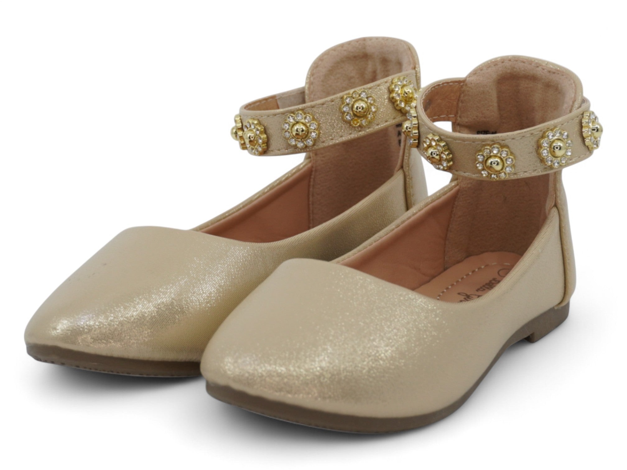 Toddler Champagne Cindi Flat