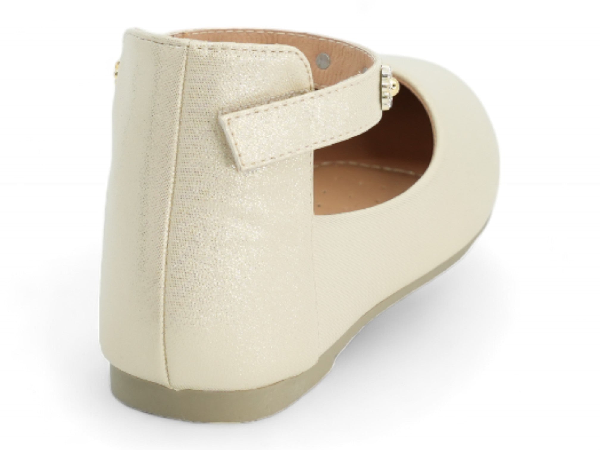 Girls' Champagne Sindi Flat