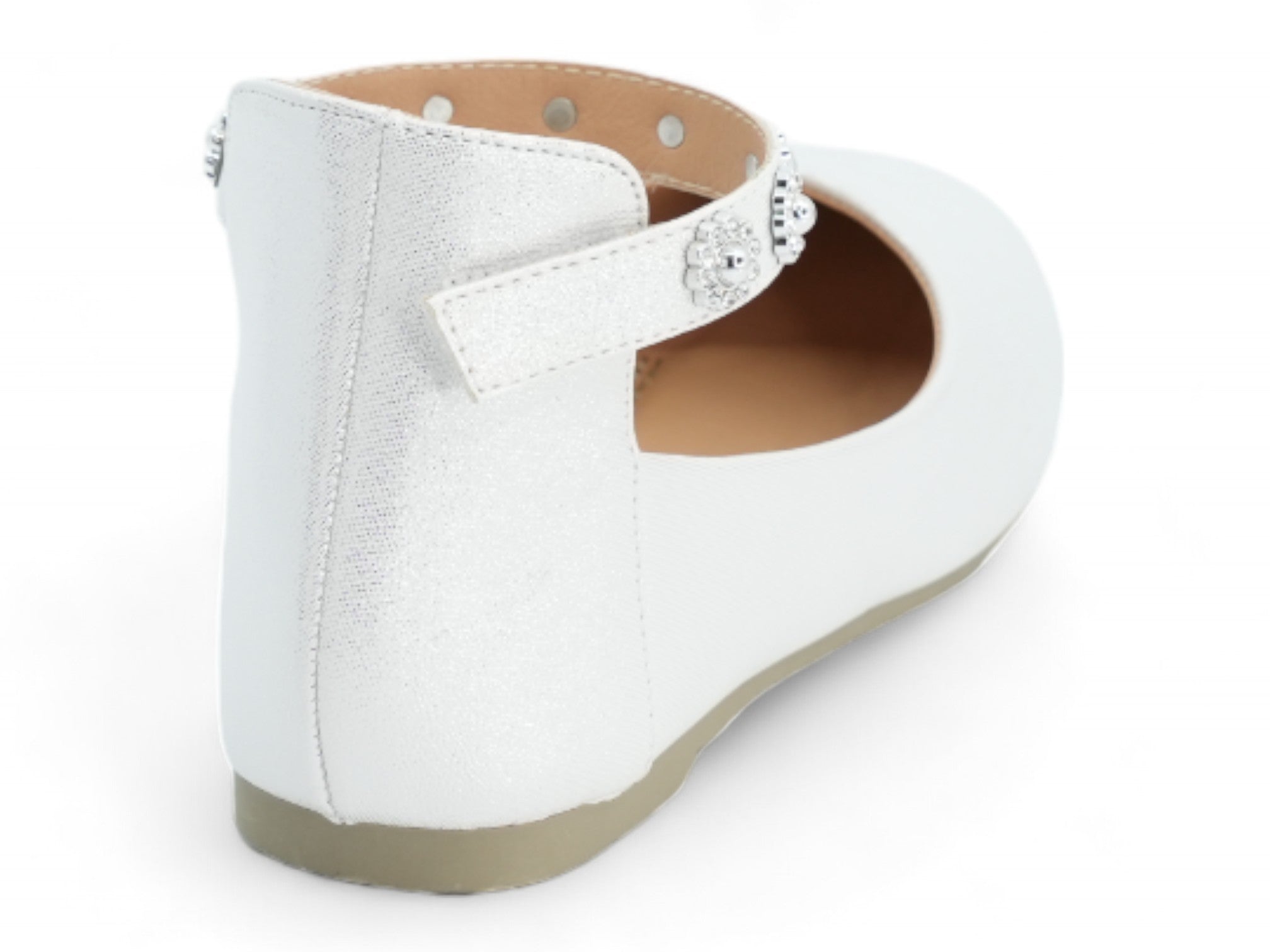 Girls' Silver Sindi Flat
