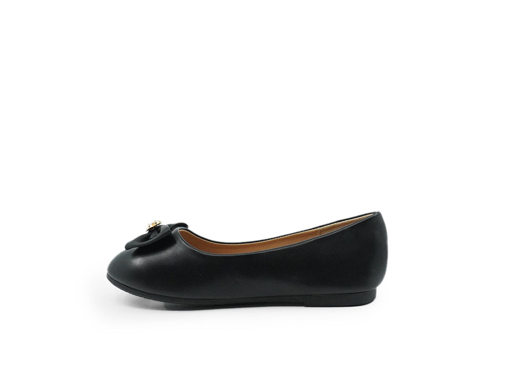 Girls' Black Sofia Flat