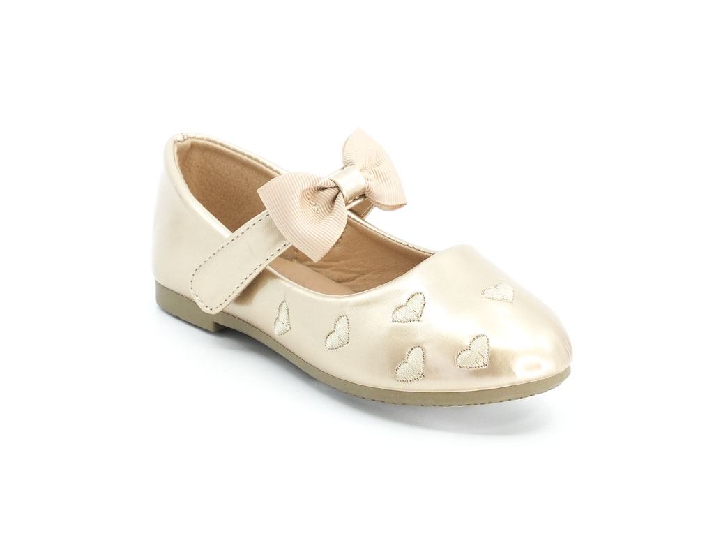 Girls' Gold Ivanna Flat