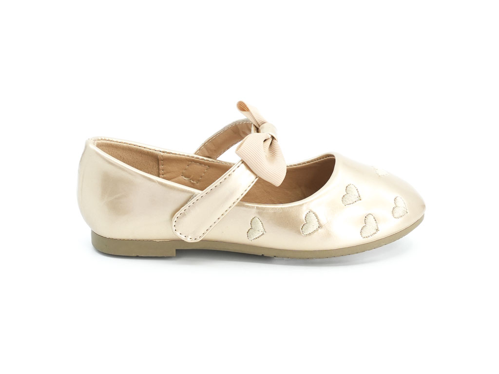 Girls' Gold Ivanna Flat
