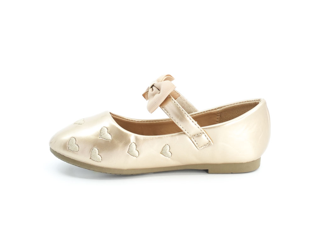 Girls' Gold Ivanna Flat