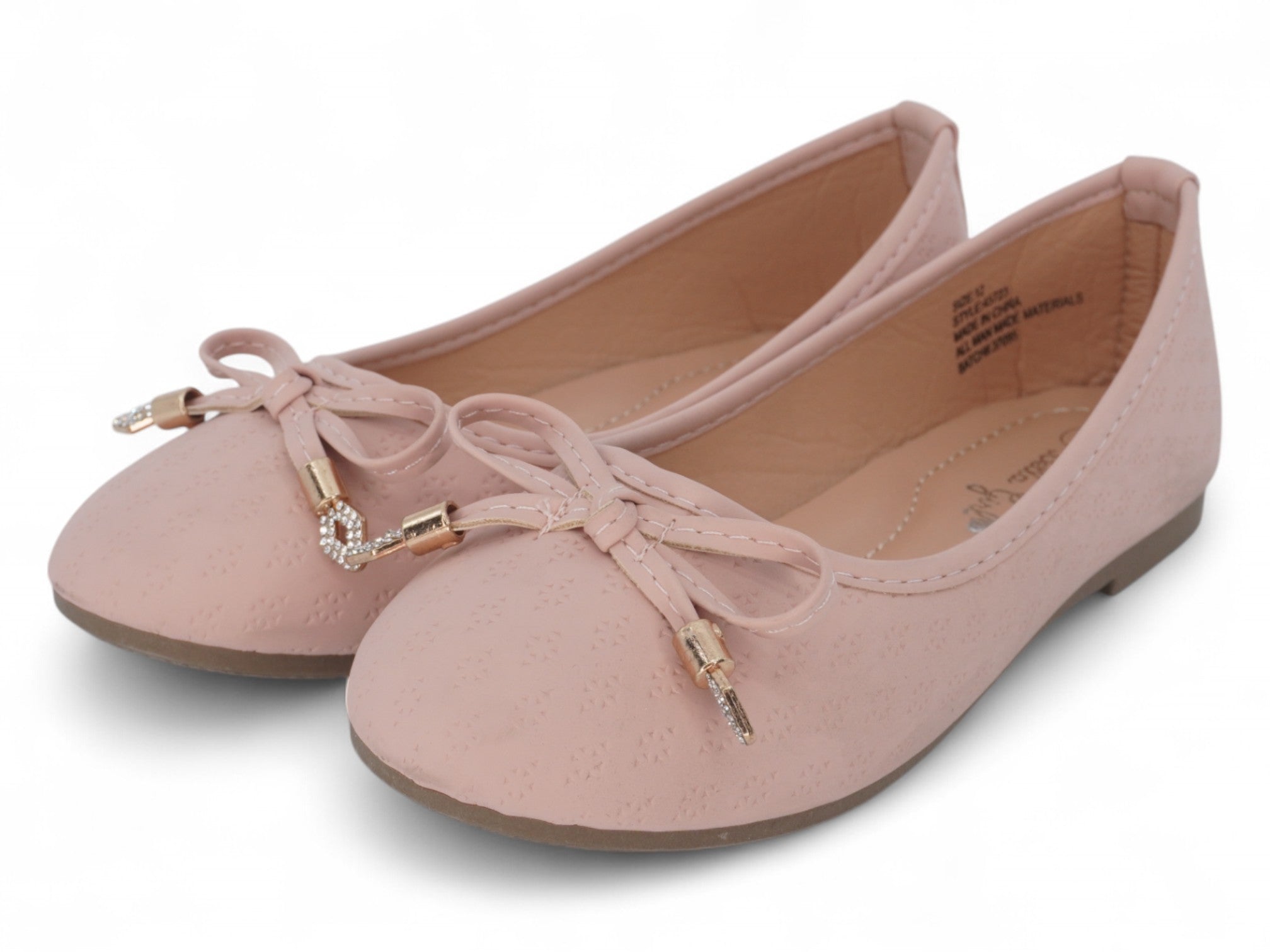 Girls Pink Gracie Flat