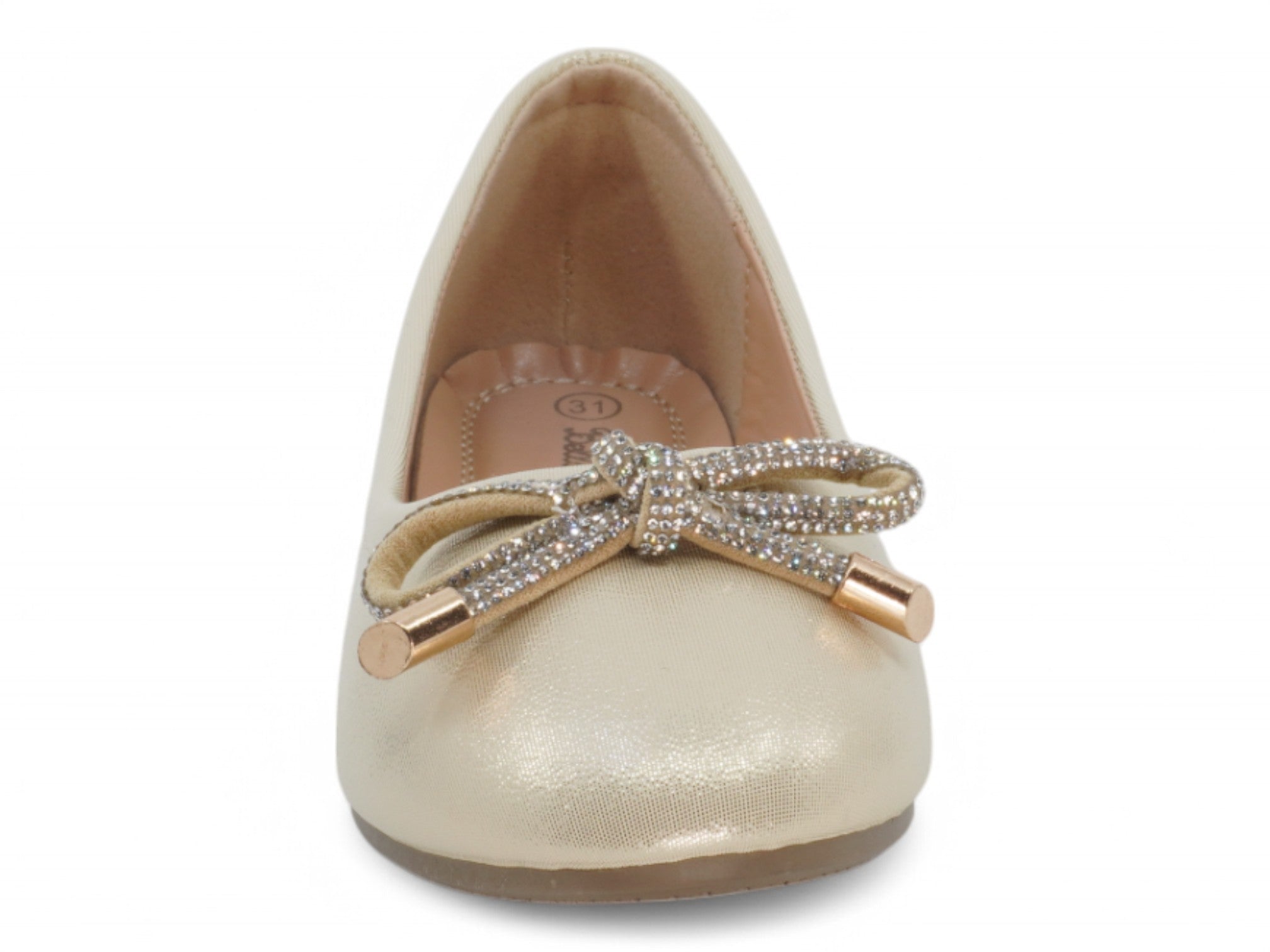 Girls Champagne Kitty Flat