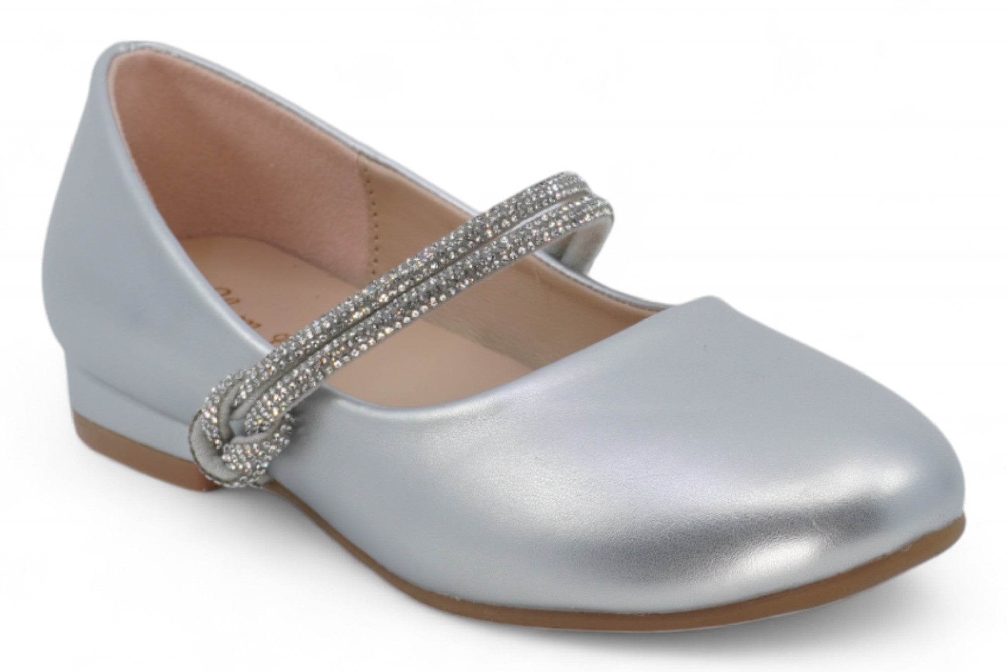 Toddler Silver Christiane Flat