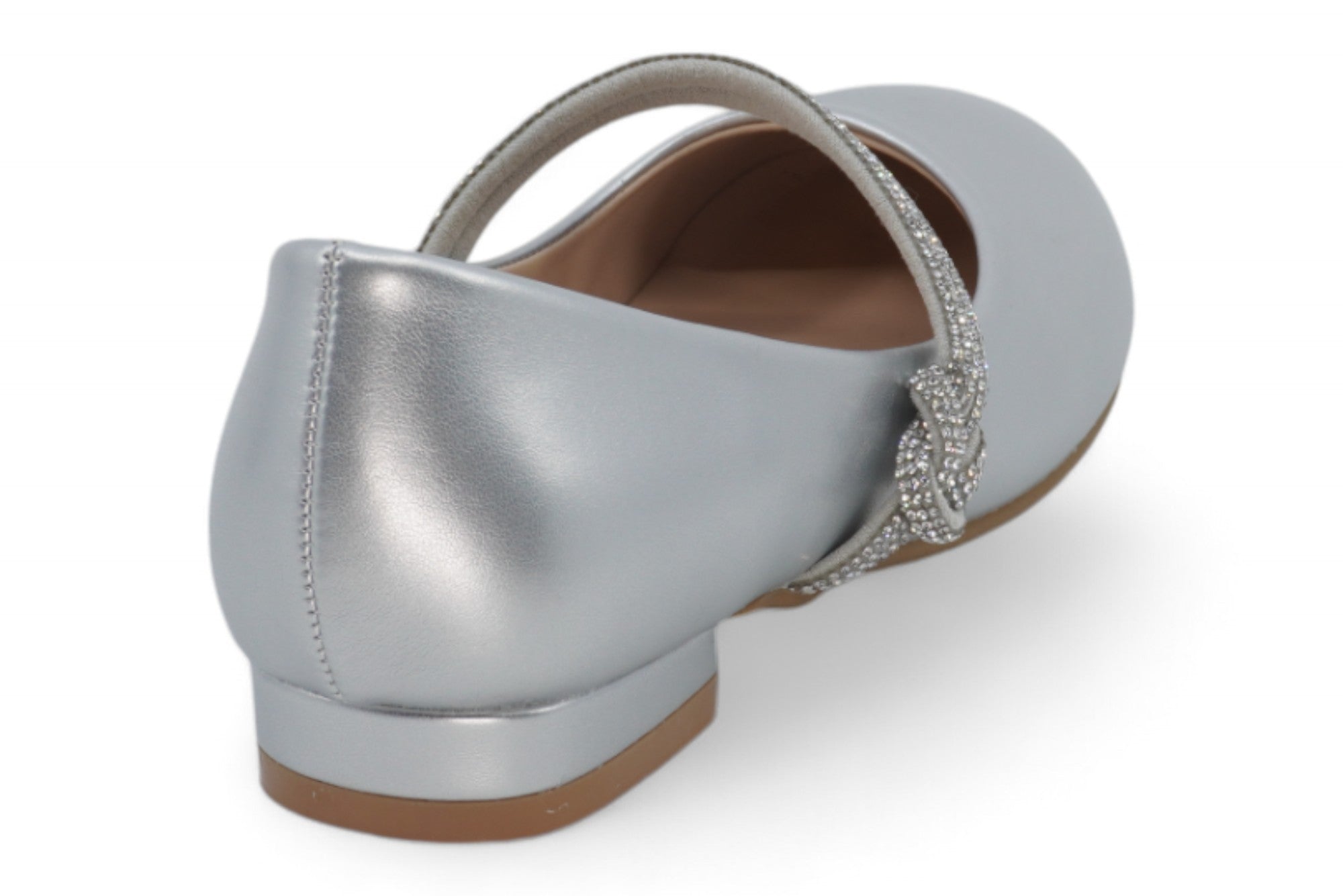 Toddler Silver Christiane Flat