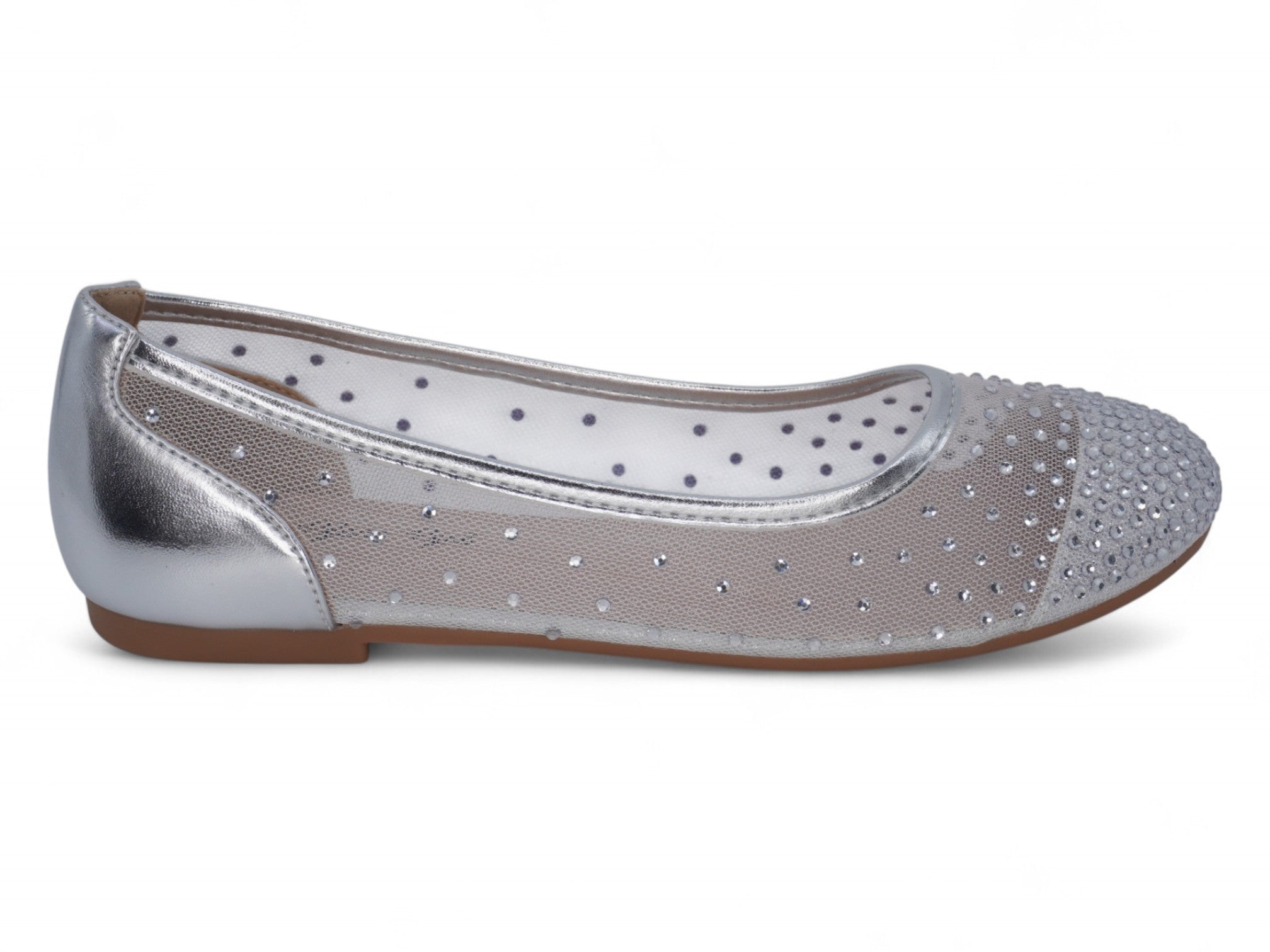 Girls' Silver Luelle Flat