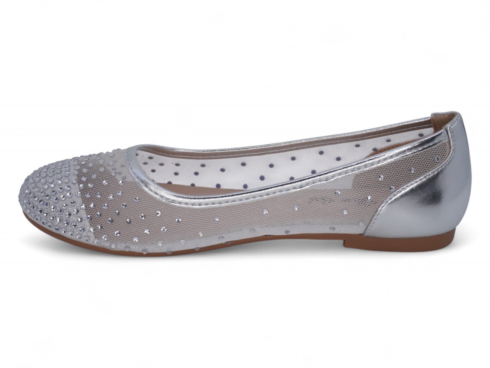 Girls' Silver Luelle Flat