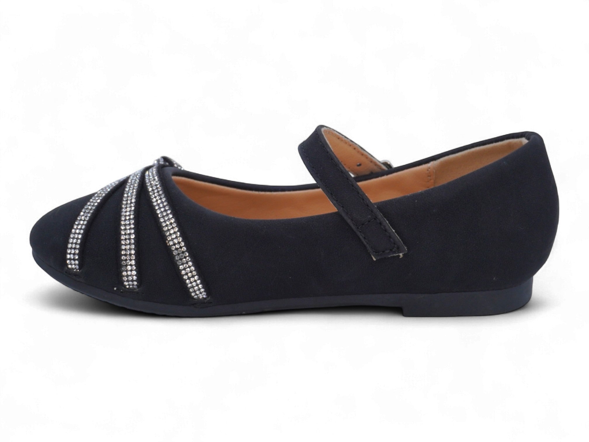 Girls' Black Mira Flat