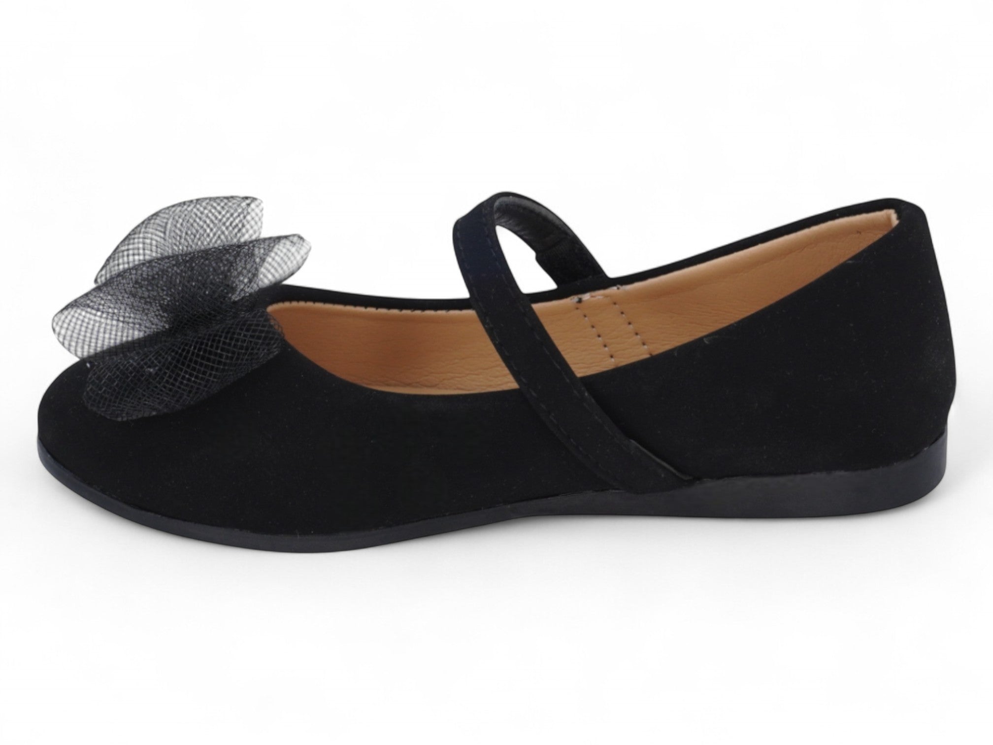 Girls' Black Lia Flat