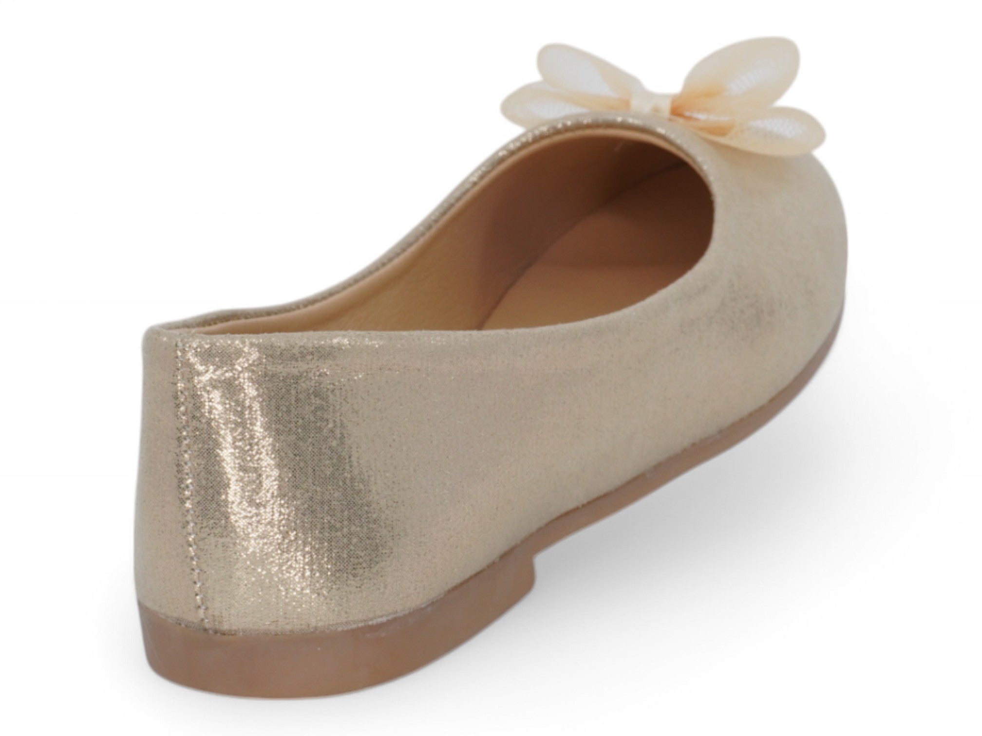Girls' Gold Lia Flat