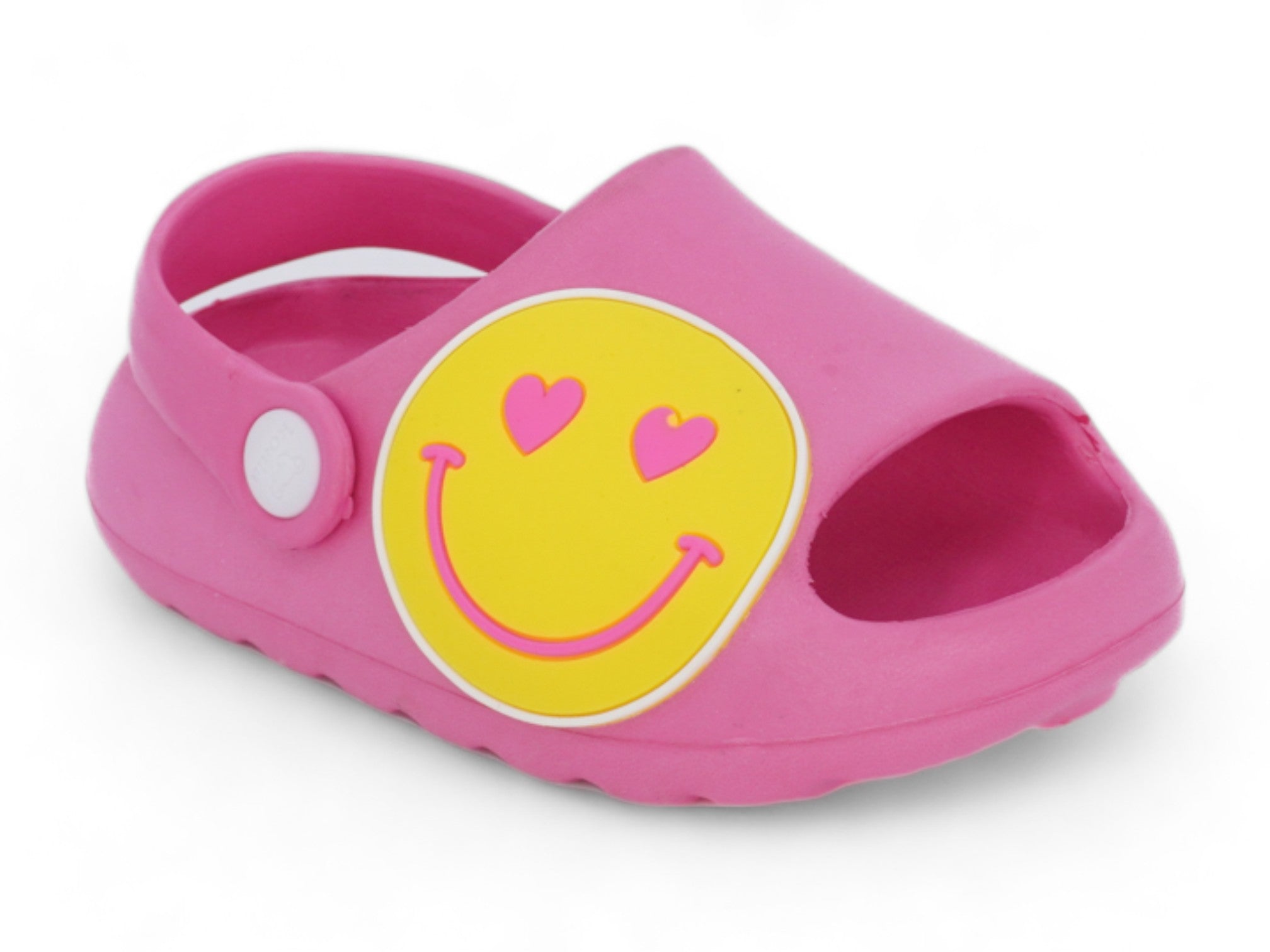 Girl's Smiley Face Slide Sandals