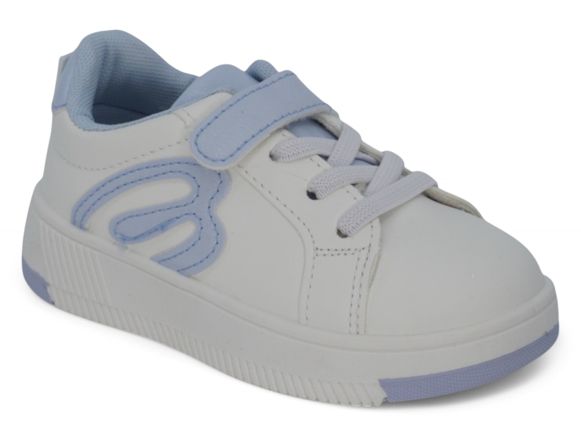 Toddler Blue B Low Top Court Sneaker